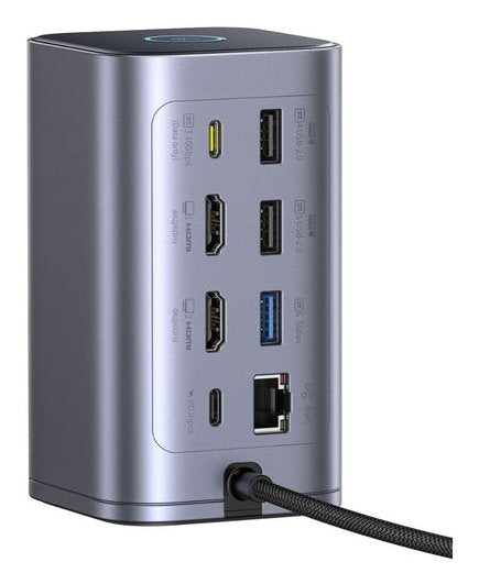 Baseus Nomos Nu I Air Spacemate 12-In-1 Docking Station Space Grey