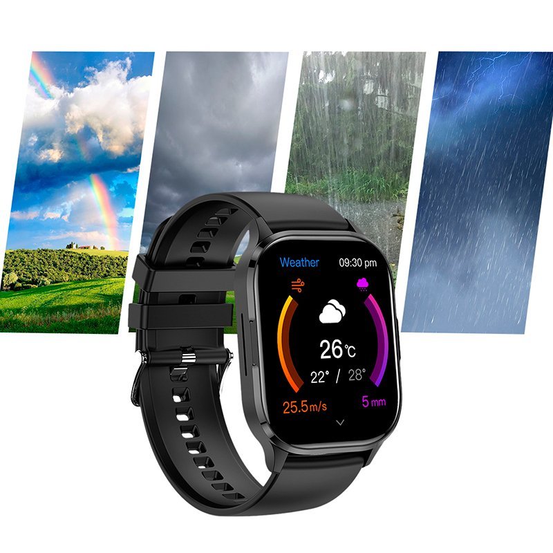 Cool Smartwatch Delta Silicona Negro (Amoled, Llamadas, Salud, Deporte)