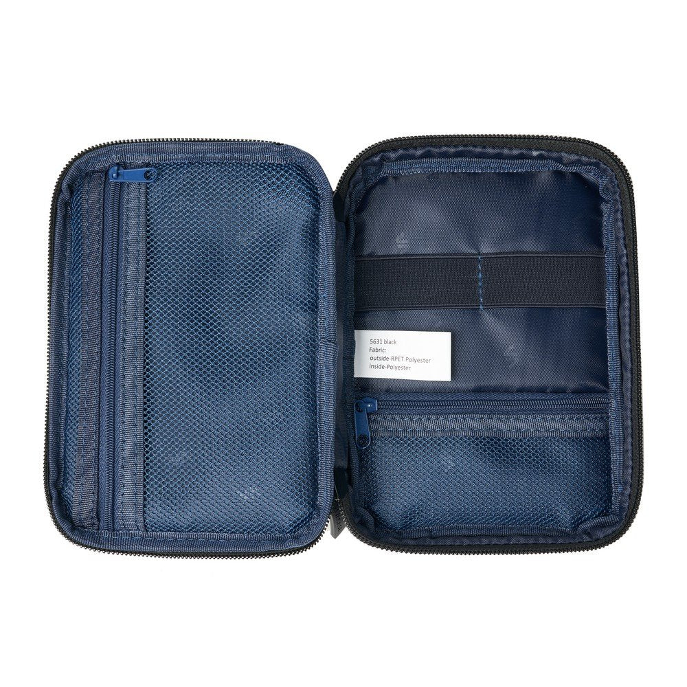 Rivacase 5631 Organizador Viaje Cables Negro Peq