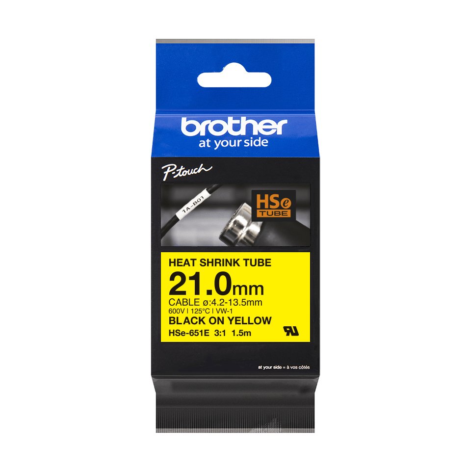 EAN 4977766822848 - Brother HSE-651E cinta para impresora de etiquetas imagen 1