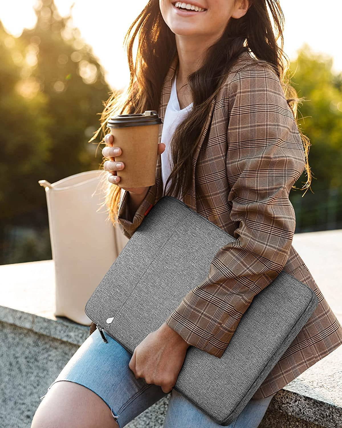 Inateck Laptoptasche 13,3" Con Zubehörtasche Lb01006 S1 Gray