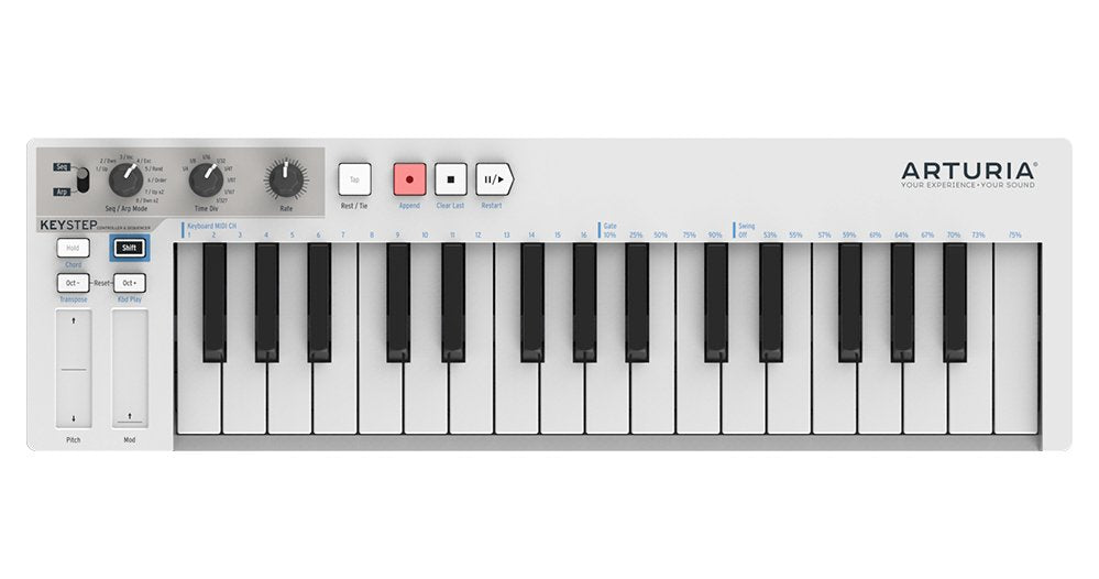 EAN 3760033530970 - Arturia KeyStep teclado MIDI 32 llaves USB Blanco imagen 1