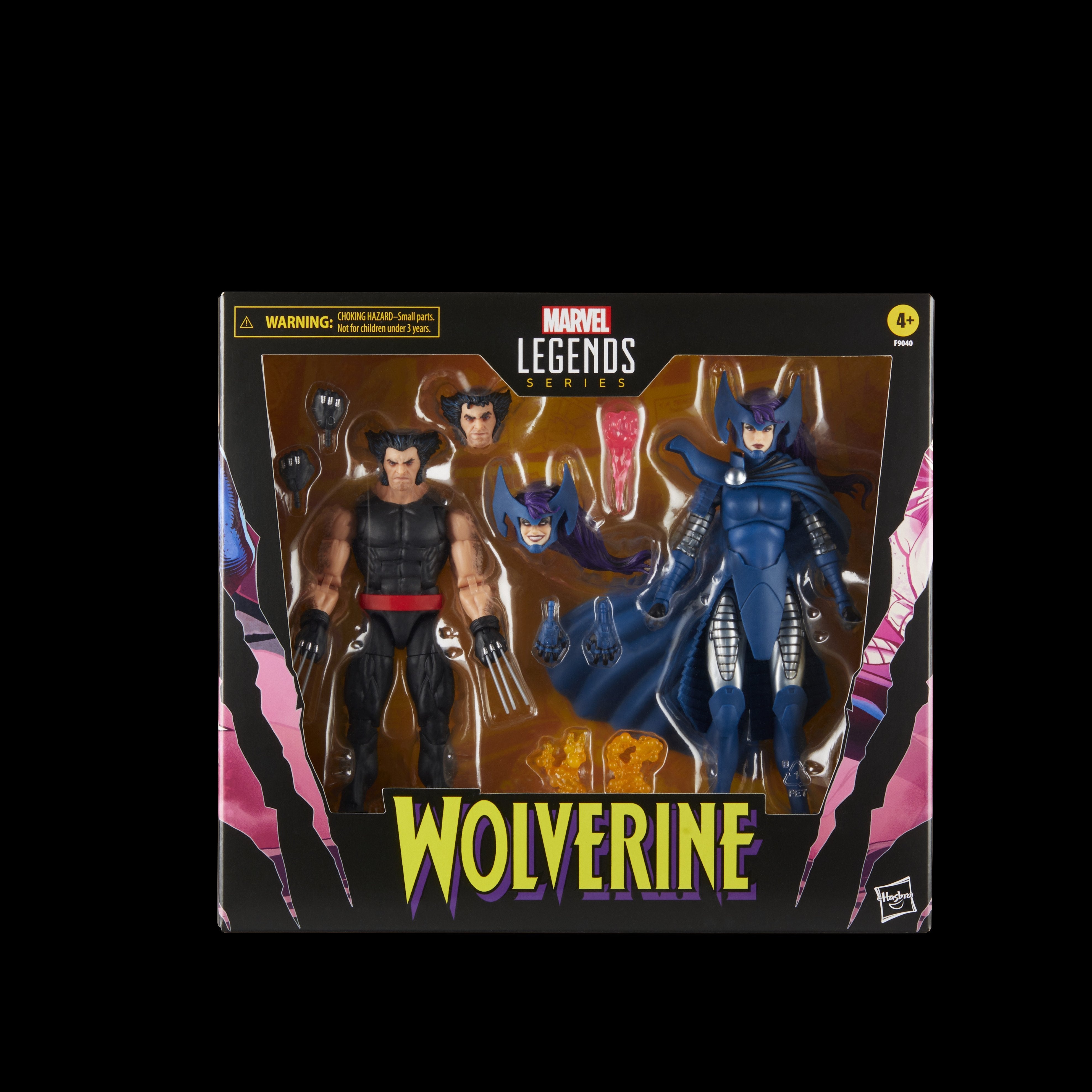 Set Figuras Hasbro Marvel Legends Series Wolverine & Lady Psylocke