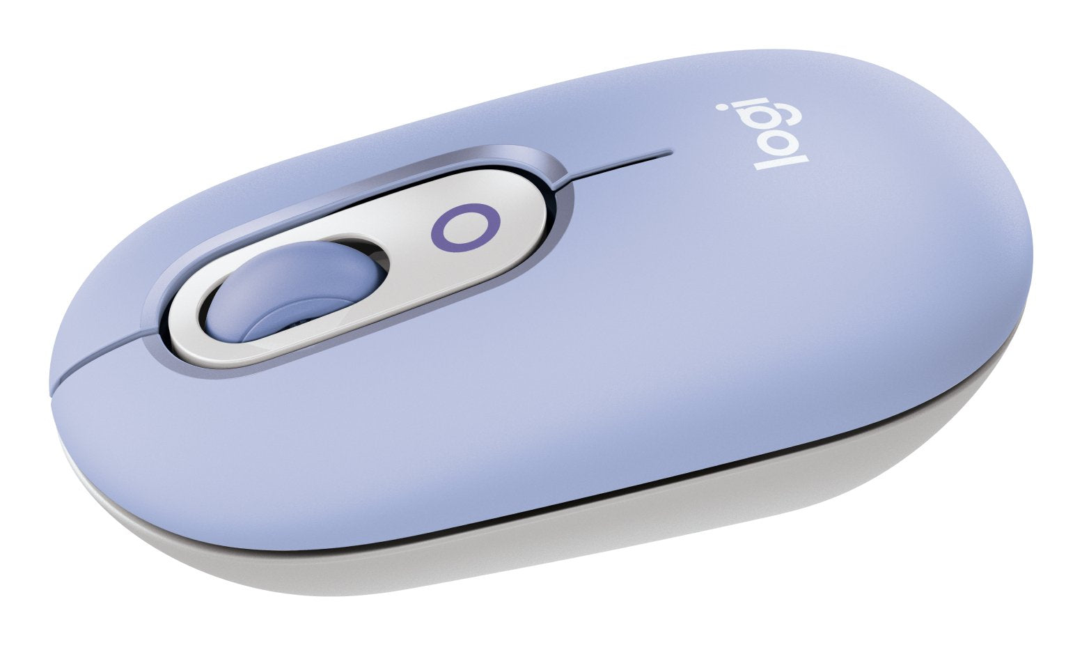 Logitech Pop Mouse, Ratón Inalámbrico Bluetooth Lila