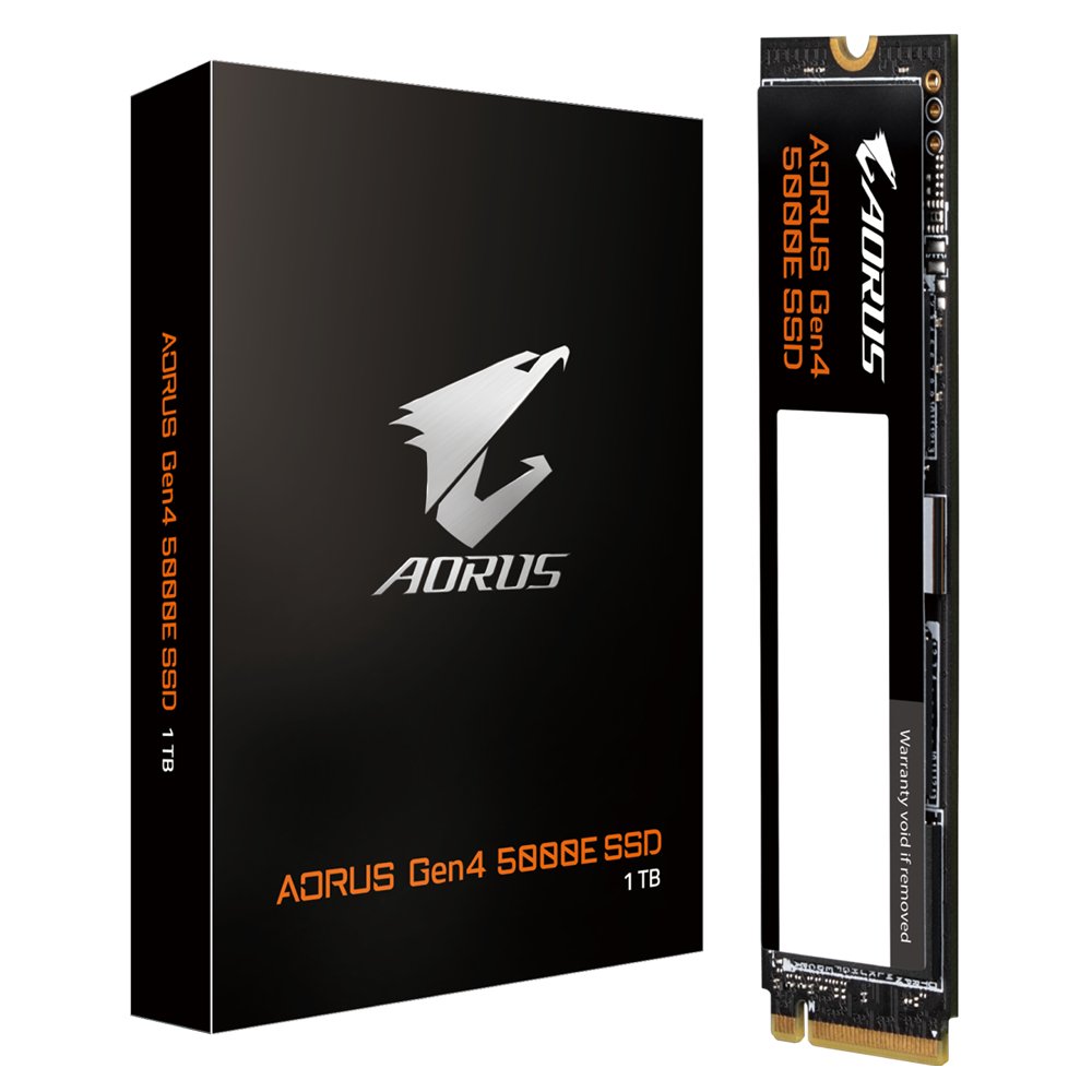 Ssd Gigabyte Aorus Gen4 5000e 1tb M.2 Pcie Ag450e1024-G Pcie 4.0x4 Nvme