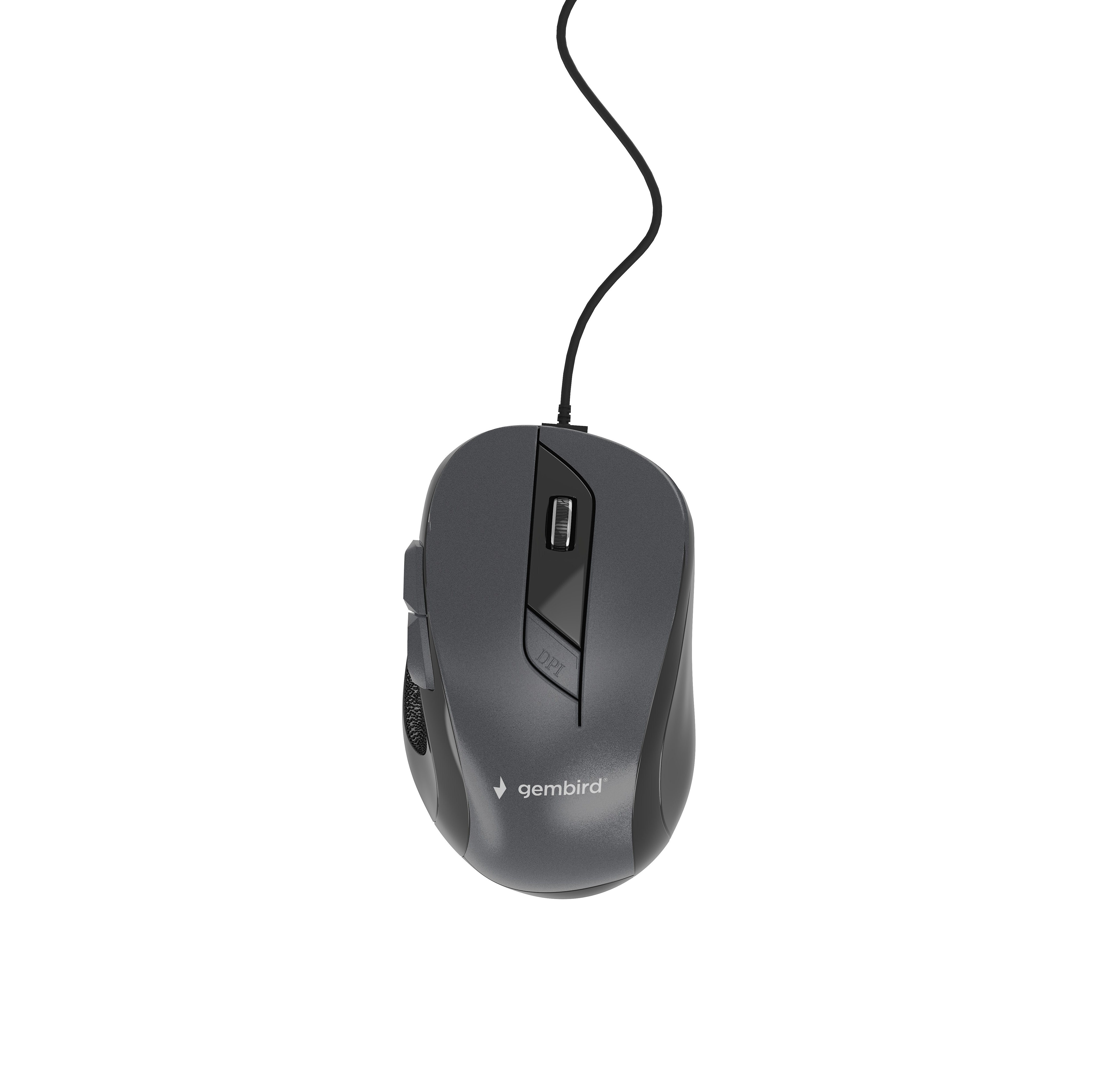 EAN 8716309104302 - Gembird MUS-6B-01-BG ratón Oficina mano derecha USB tipo A Óptico 1600 DPI imagen 1