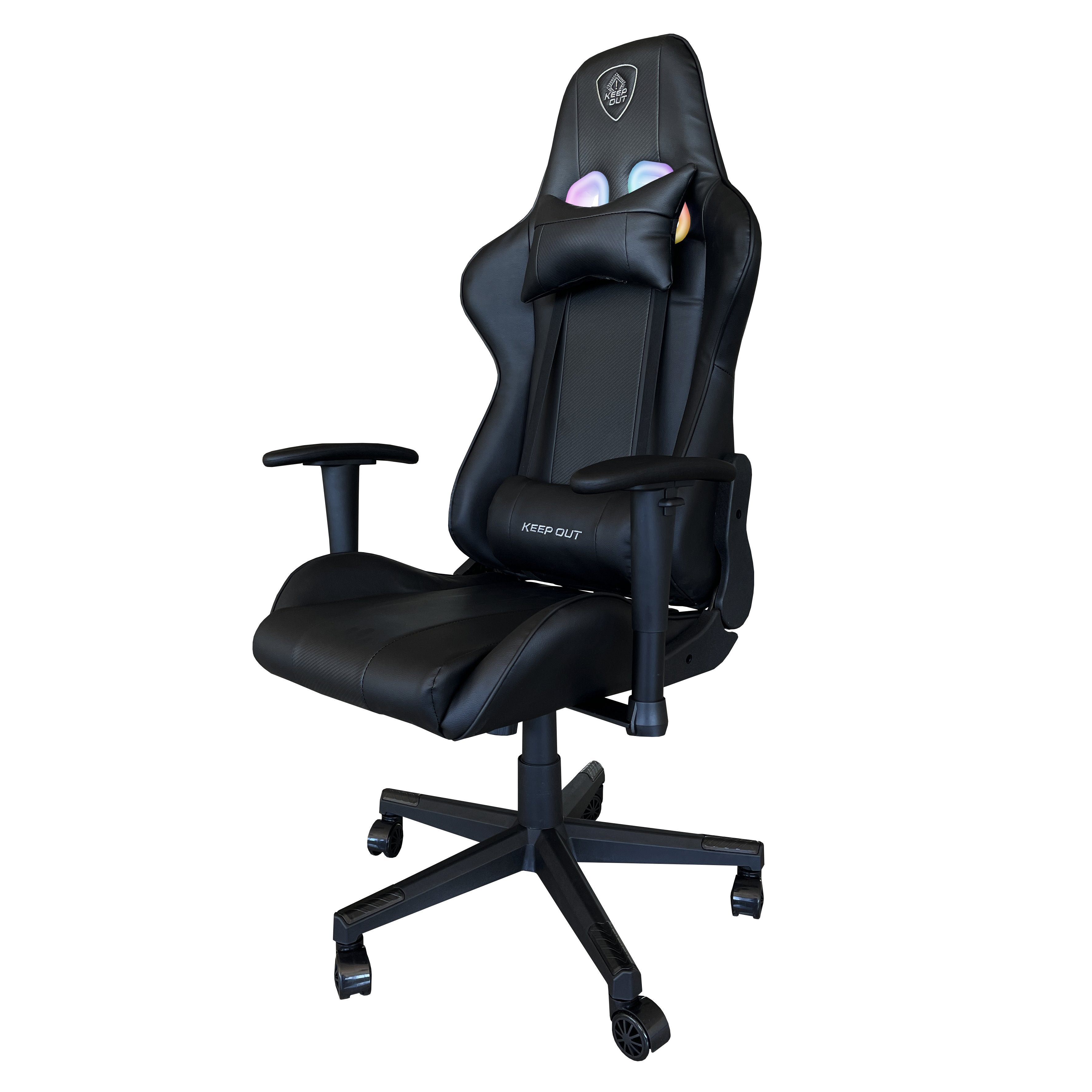 EAN 8435099529057 - KeepOut XSRGB-RACING silla para videojuegos Silla para videojuegos universal Asiento acolchado Negro imagen 7