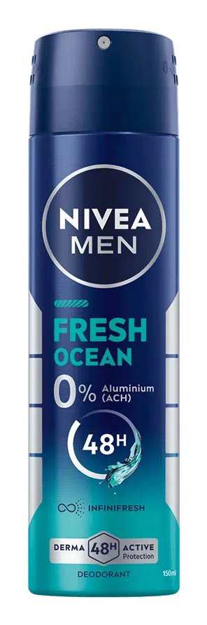 Nivea Men Fresh Ocean Deo-Spray 150,0 Ml