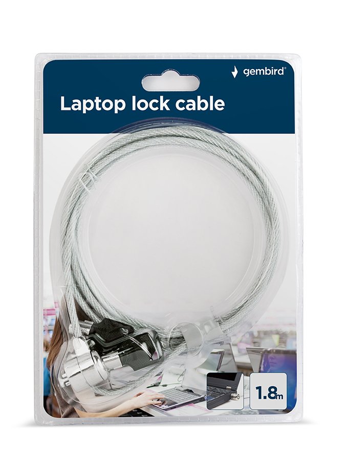 EAN 8716309087094 - Gembird LK-K-01 cable antirrobo Plata 1,8 m imagen 1