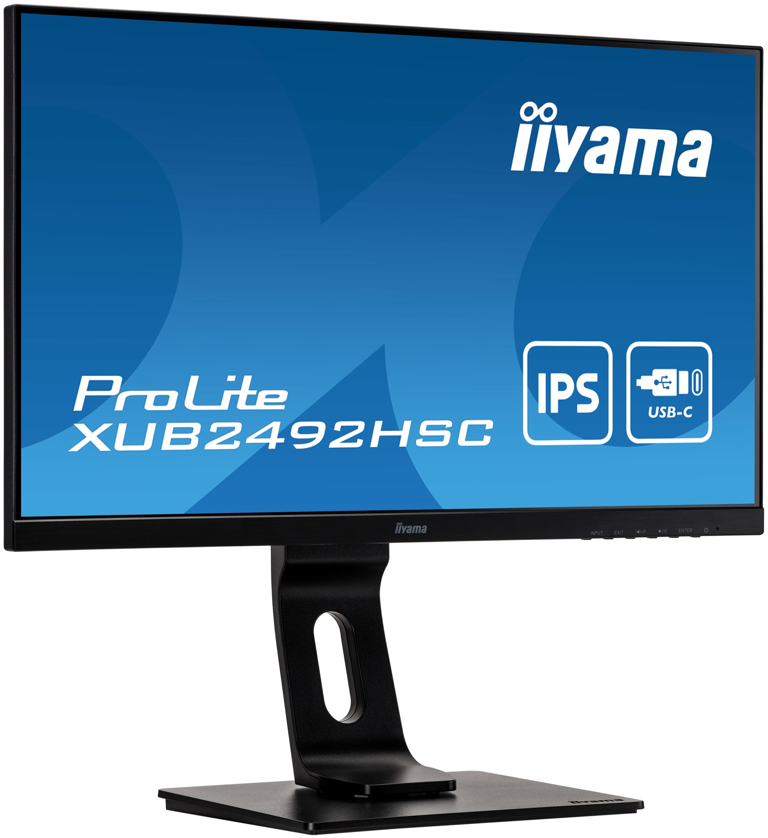 Monitor Iiyama 60.5cm (24") Xub2492hsc-B1 16:09 Hdmi+Dp+Usb-C Ips