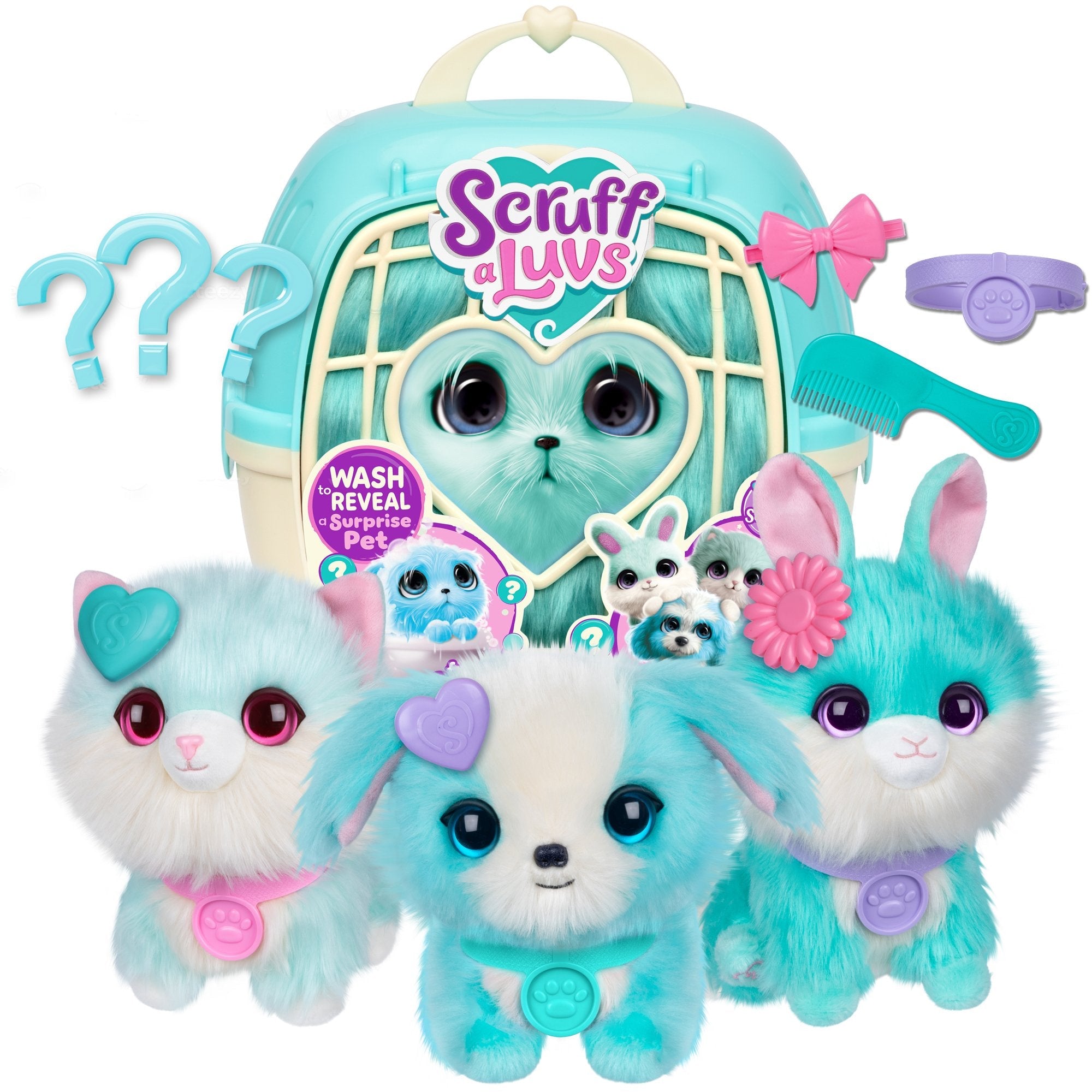 Moose Toys Ltd. Scruffaluvs - Pet Scruffs Einzelpack Azul (Sortierter Artikel) 30327