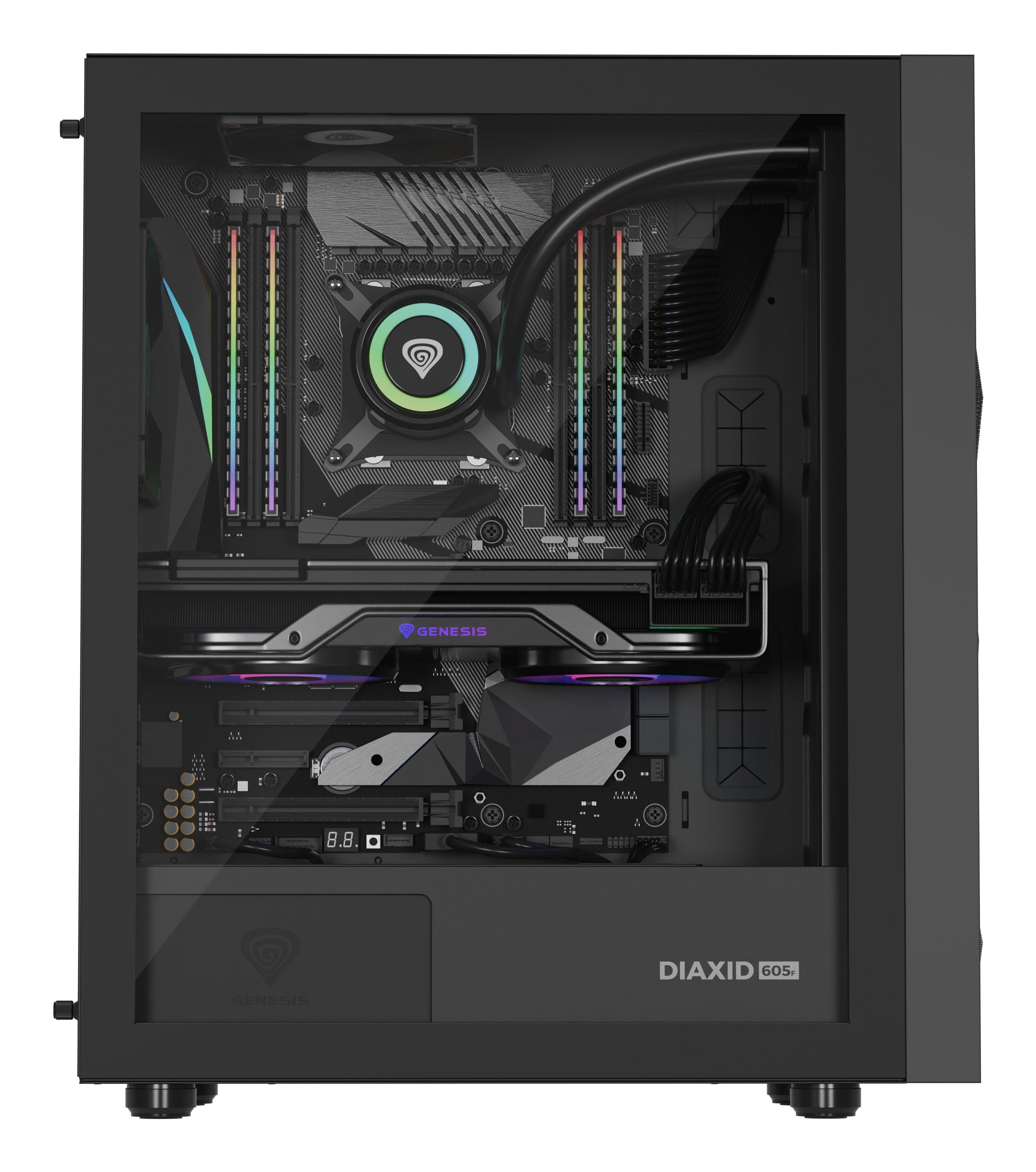 EAN 5901969439212 - GENESIS Diaxid 605F Midi Tower Negro imagen 15