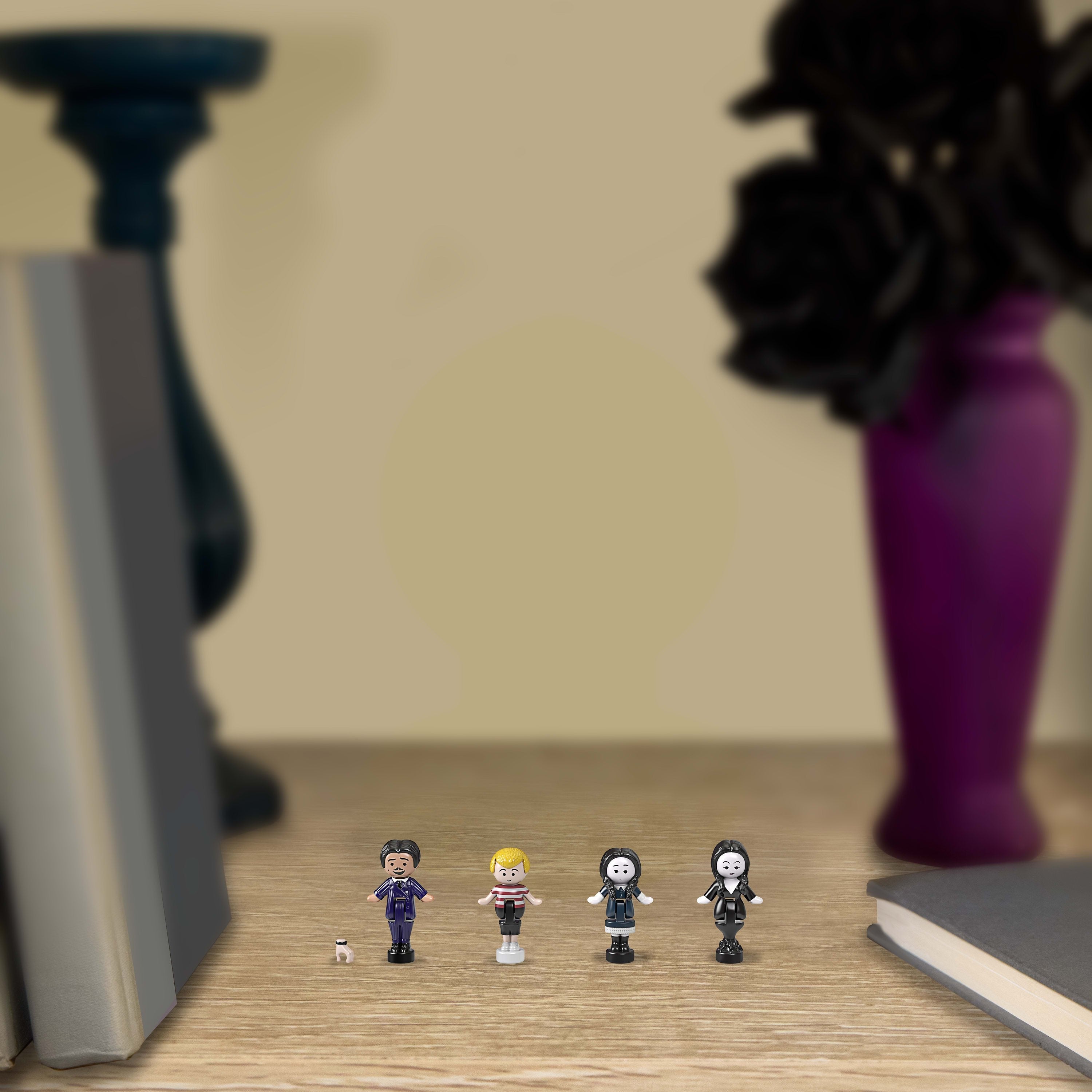 Zestaw Kolekcjonerski Polly Pocket Rodzina Adamsów