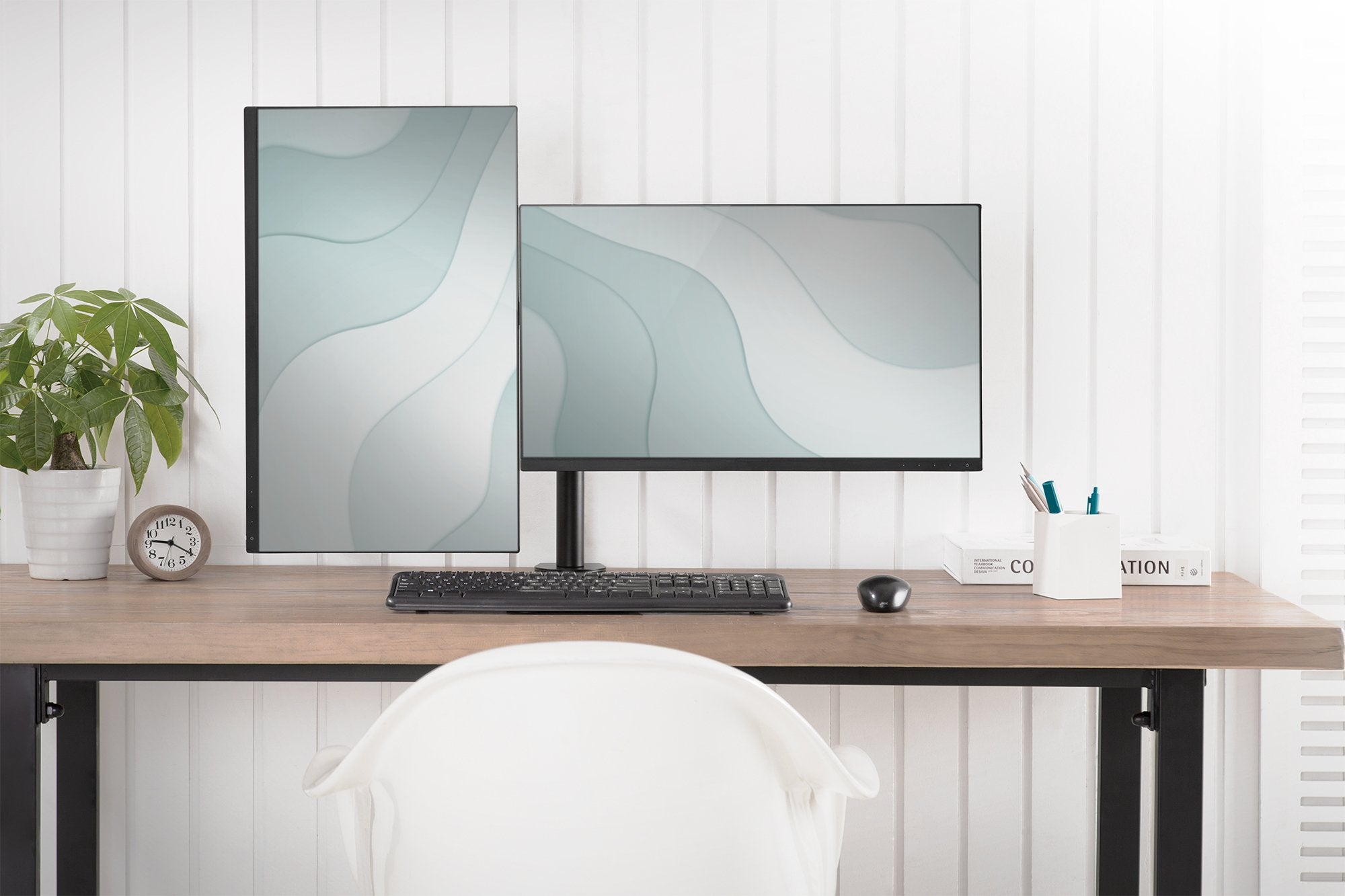 EAN 4016032465348 - Digitus DA-90400 soporte para monitor 81,3 cm (32") Escritorio Negro imagen 7
