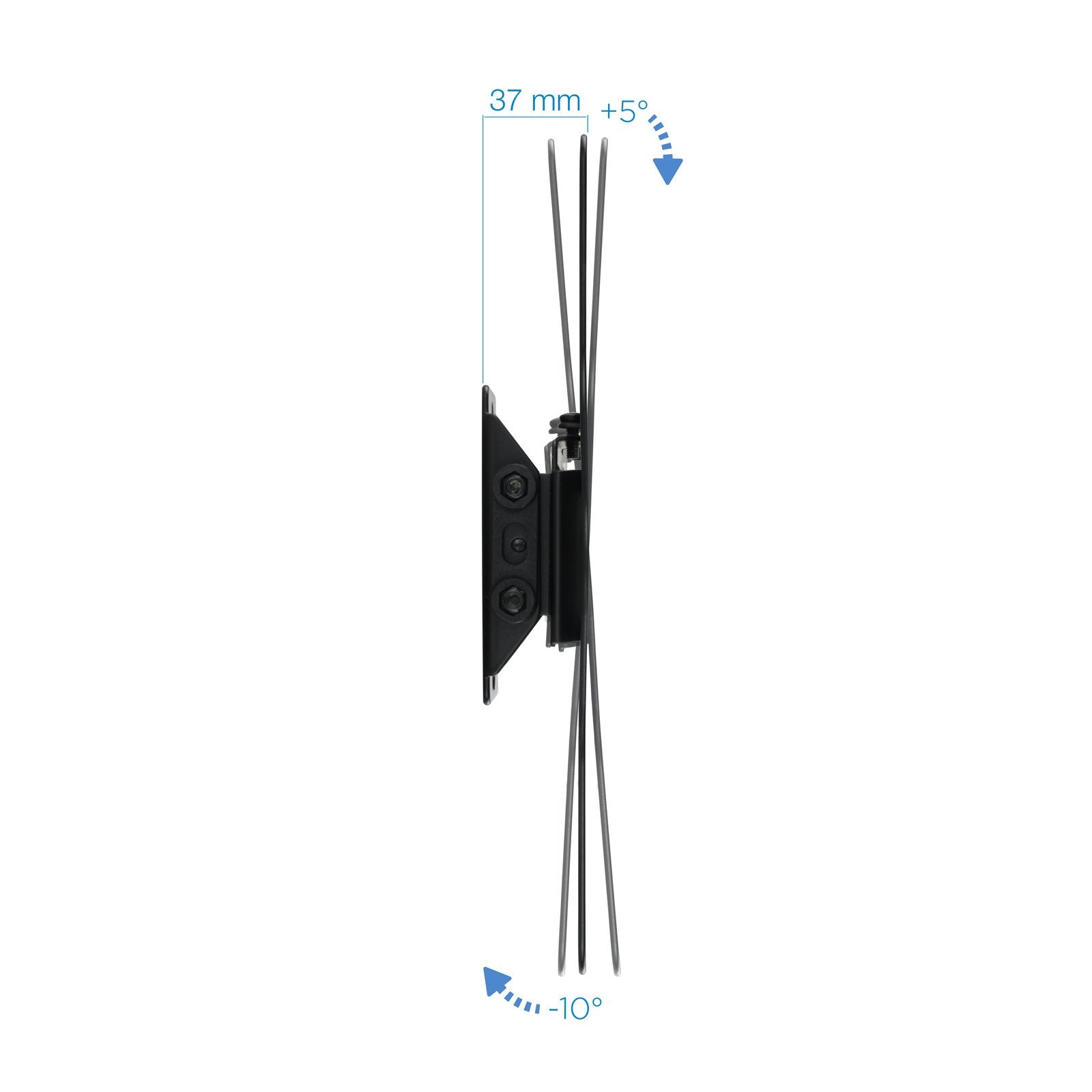 EAN 8433281009806 - TooQ LP1342T-B soporte para TV 106,7 cm (42") Negro imagen 3