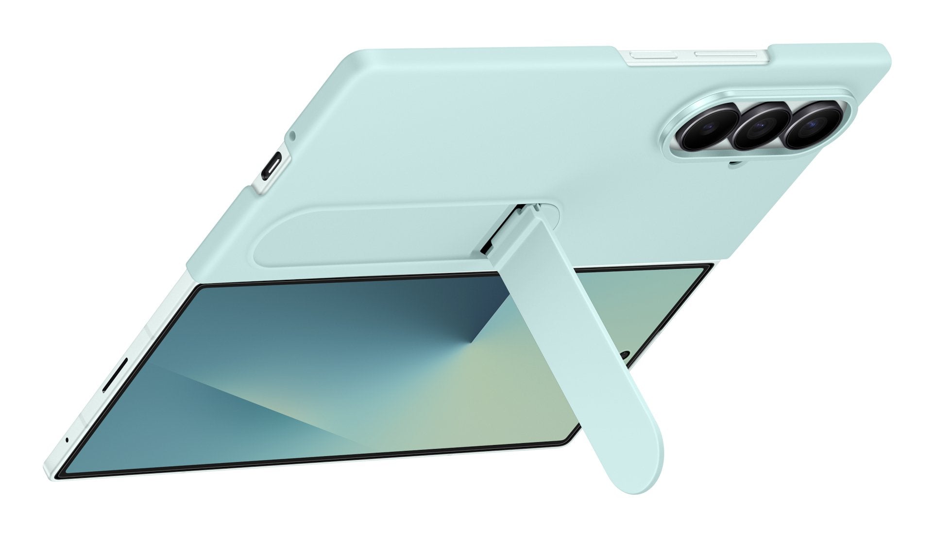 Samsung Silicone Case Fr Galaxy Fold7 Light Cyan