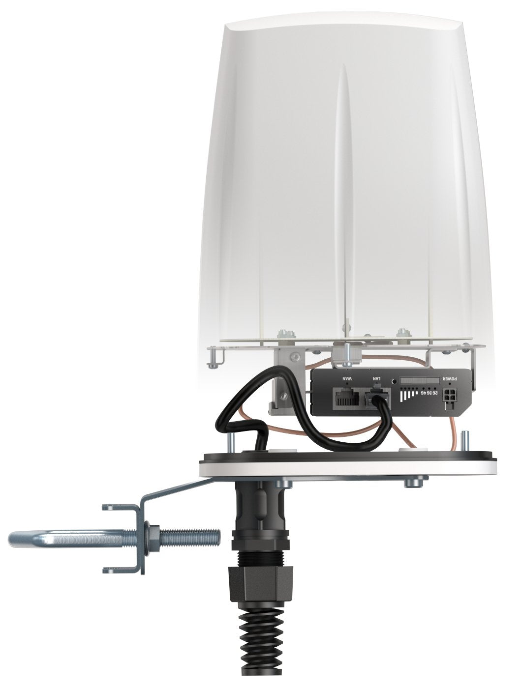 Quwireless Quspot Antena Para Red Antena Omnidireccional Poe/Lan 4 Dbi