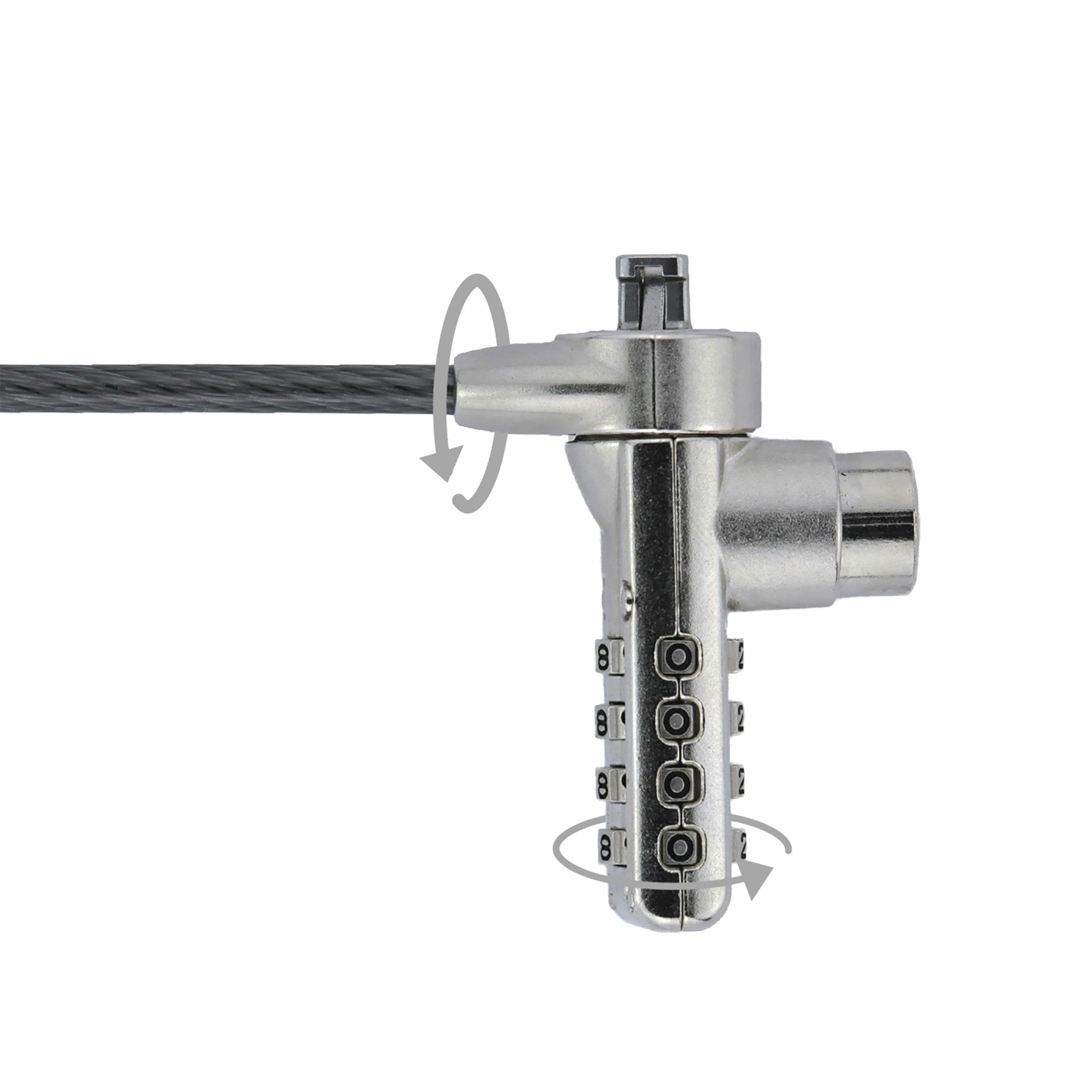Dicota Security Cable T-Lock, Combination,Keyed 3x7mm Slot
