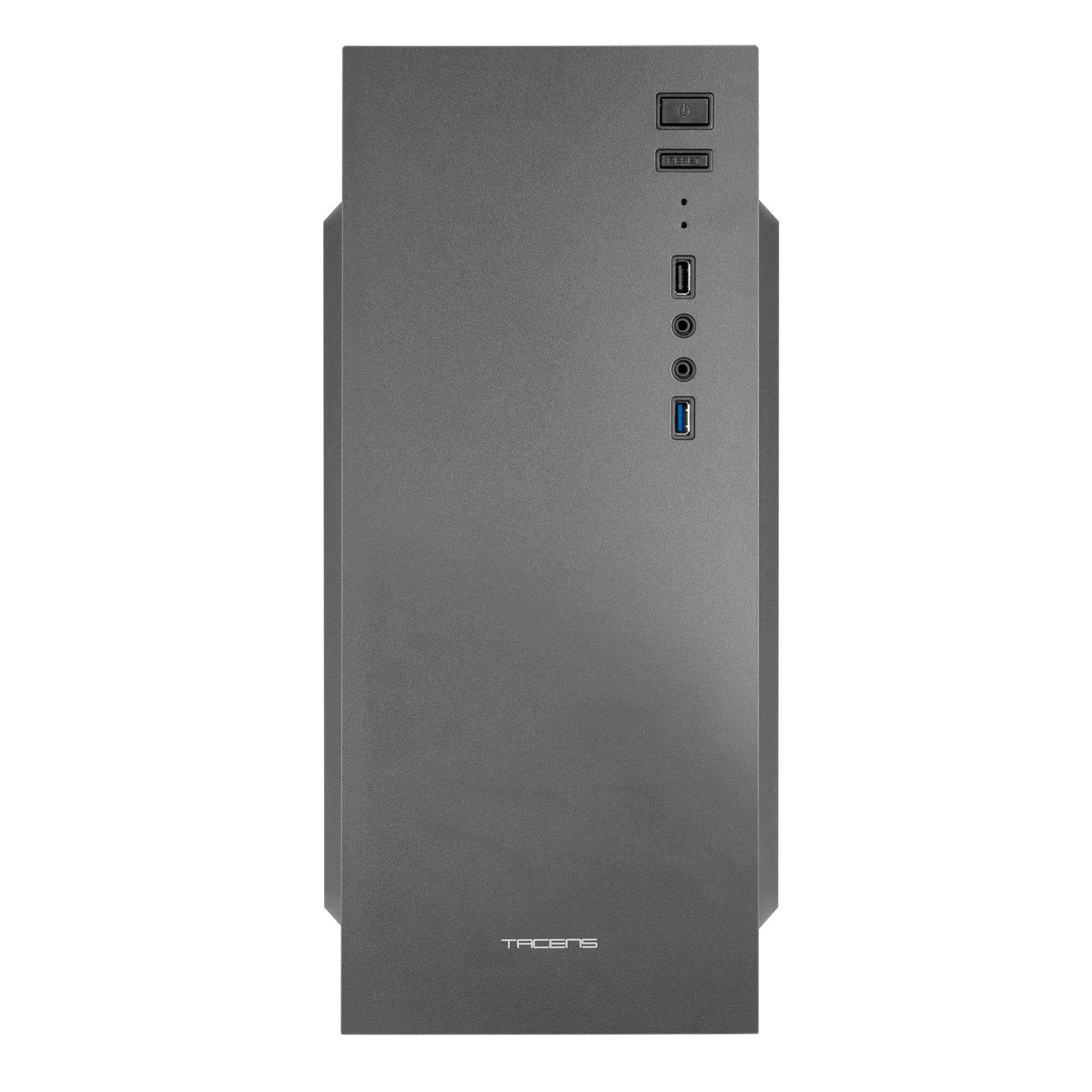 Caja Semitorre Tacens 2alux Atx Ventilador 12cm Acero Ultraligero Negro