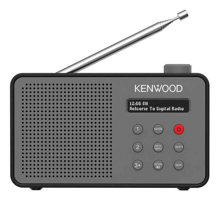 Radio Kenwood Cr-M25dab-H Portátil Digital Gris