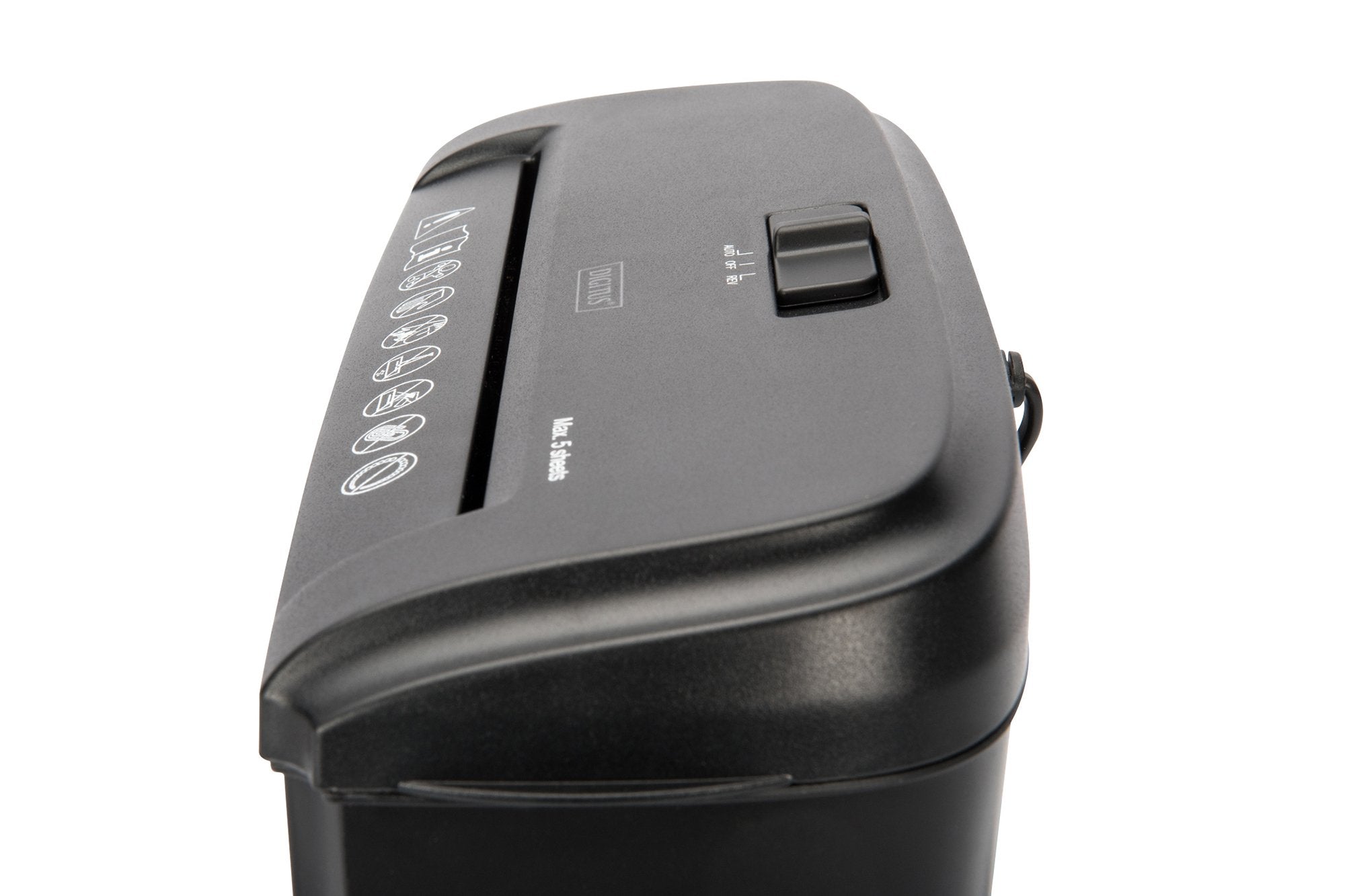 Digitus Da-81604 Triturador De Papel Corte En Tiras 21,8 Cm 74 Db Negro