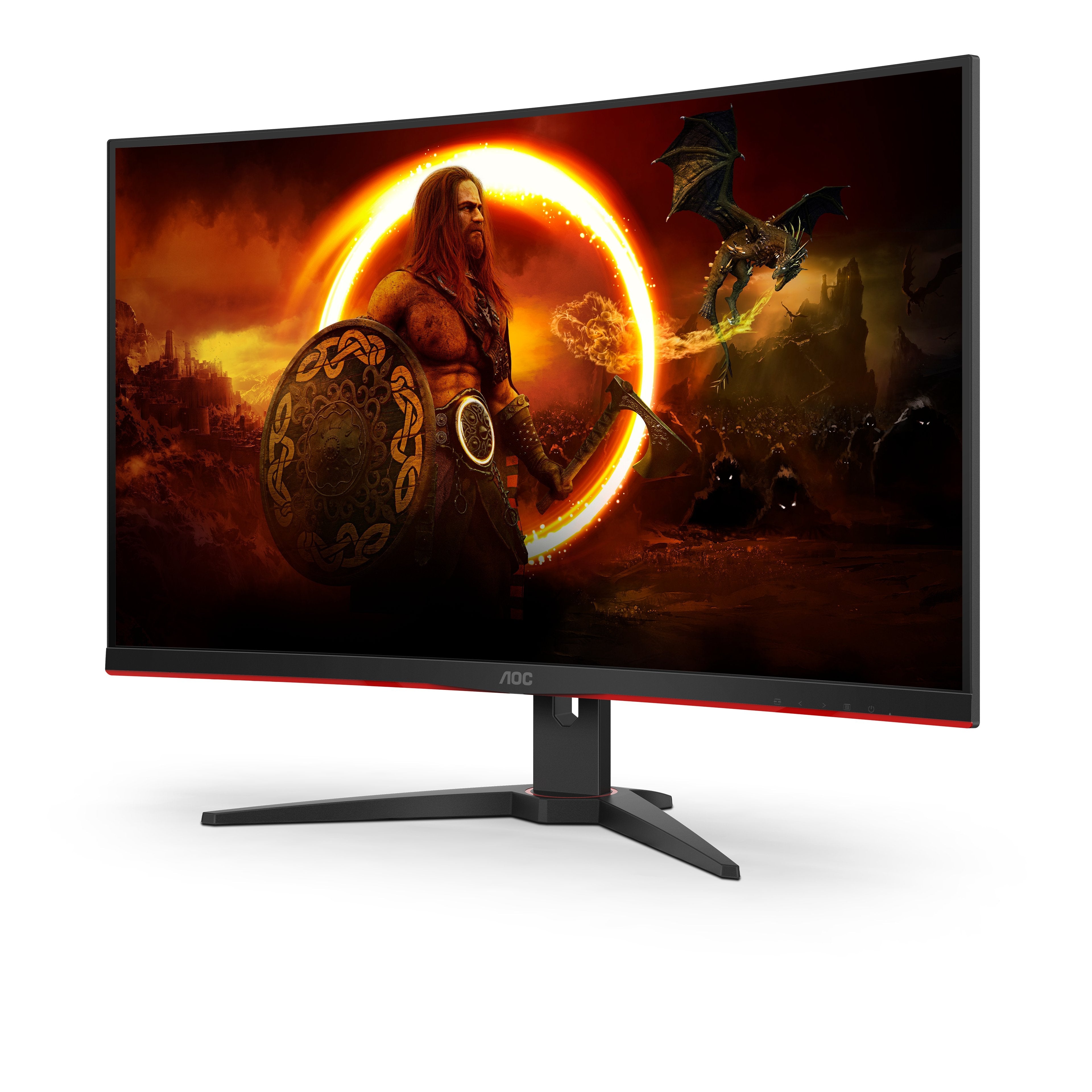 EAN 4038986117395 - AOC G2 C32G2ZE/BK pantalla para PC 80 cm (31.5") 1920 x 1080 Pixeles Full HD LED Negro, Rojo imagen 4
