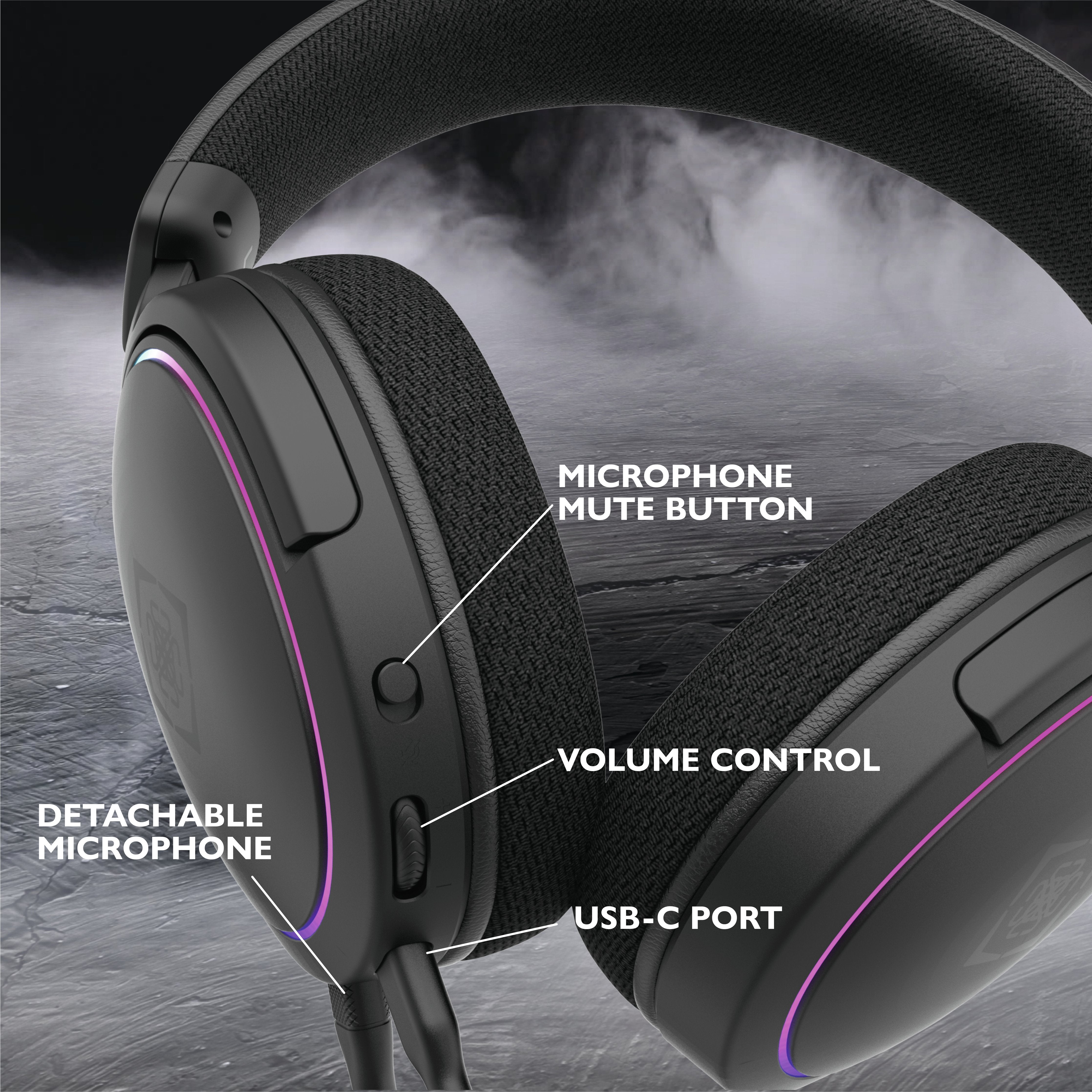 EAN 7333048060808 - Deltaco Gaming GAM-162 auricular y casco Auriculares Alámbrico Diadema Juego USB Tipo C Negro imagen 13