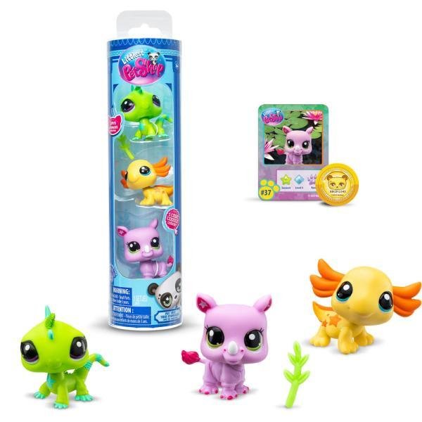 Mascotas Little Pet Shop Pack De 3 Mascotas 1 Unidad Aleatoria