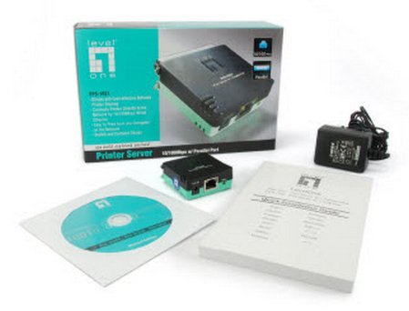 EAN 4015867142226 - LevelOne FPS-1031 servidor de impresión LAN Ethernet Negro, Verde imagen 5