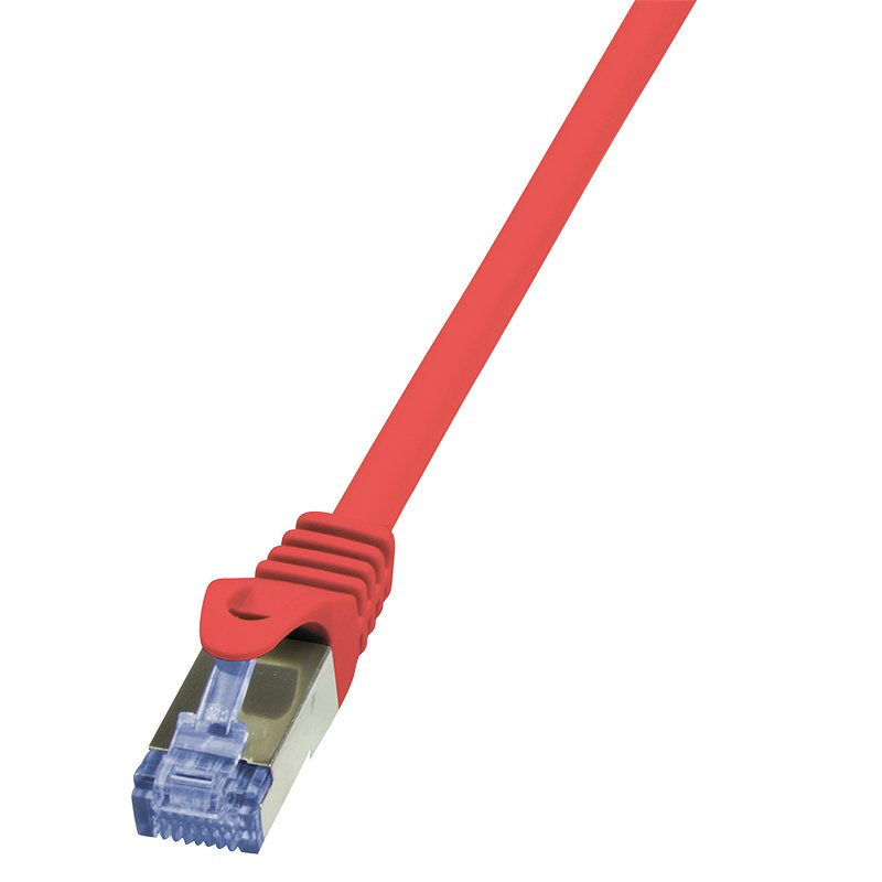 Logilink Cat6a S/Ftp Cable De Red Awg26 Pimf Rojo 0,25m