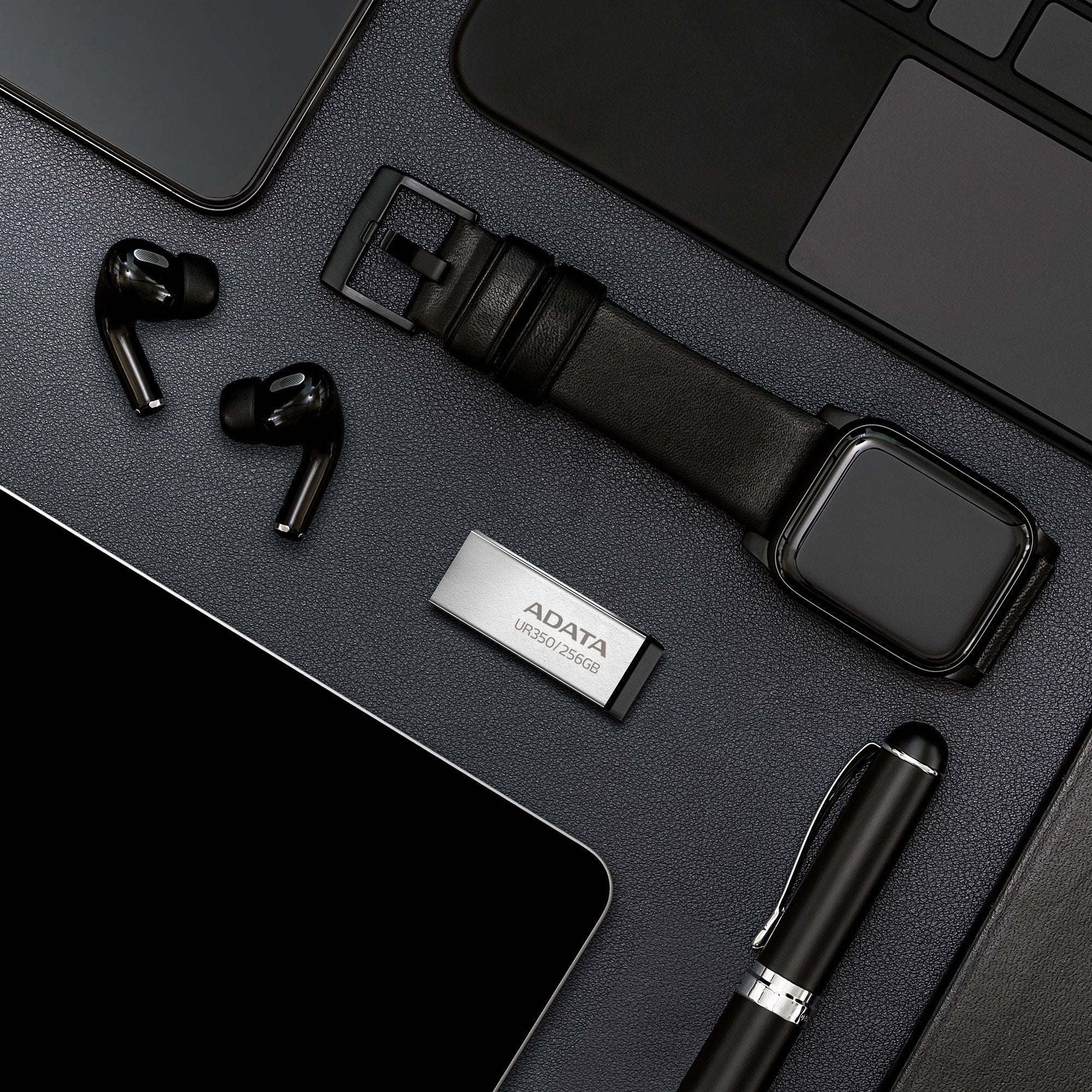 EAN 4711085946539 - ADATA UR350 unidad flash USB 256 GB USB tipo A 3.2 Gen 1 (3.1 Gen 1) Negro, Plata imagen 8