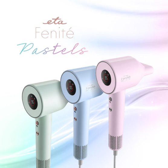 Eta Fenité Pastels Eta831990000 Hair Dryer, Ionization Function, Led Display, Light Pink