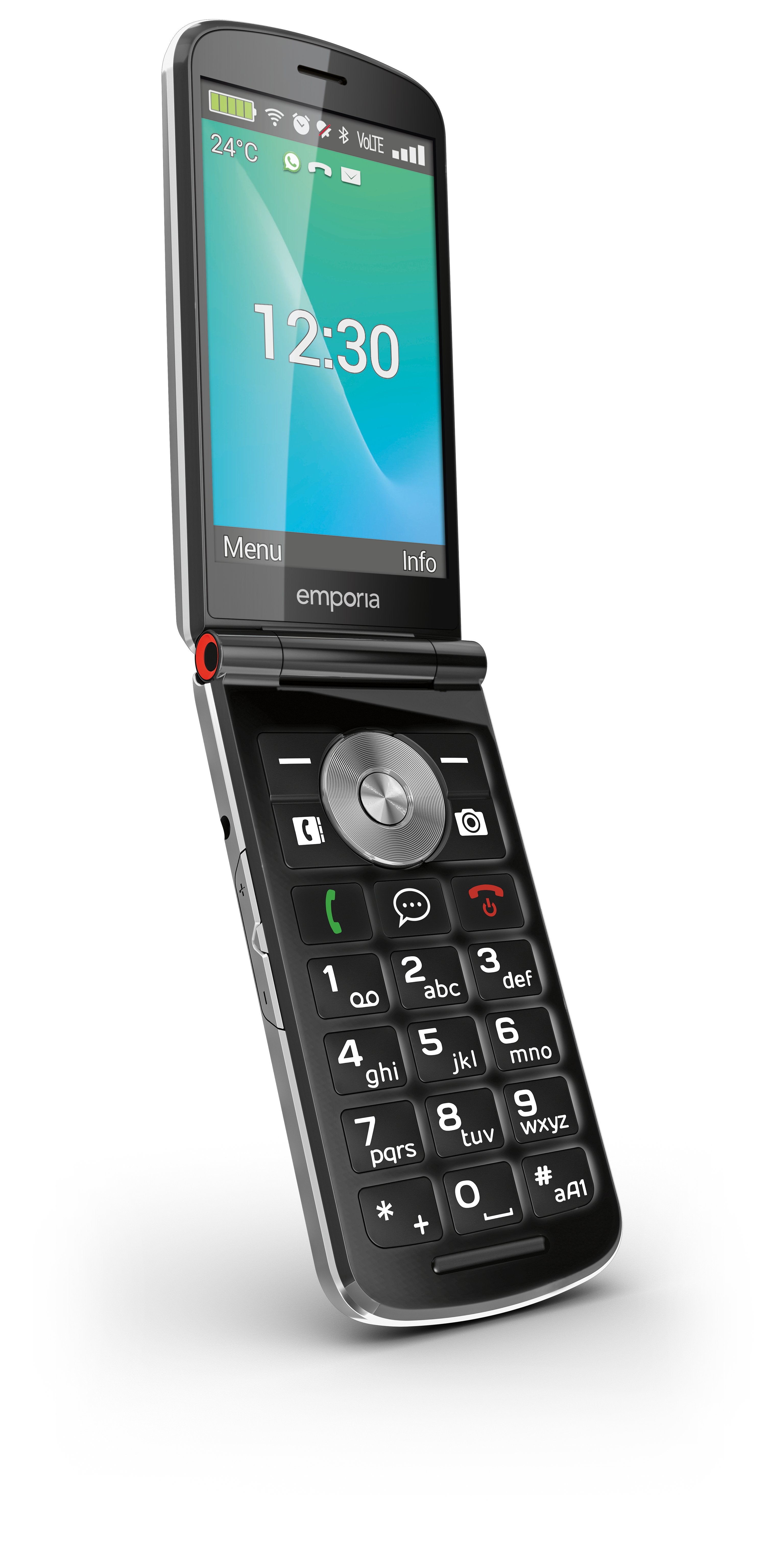 EAN 9005613168780 - Emporia emporiaTOUCHsmart.3 8,81 cm (3.47") 150 g Negro Teléfono para personas mayores imagen 19