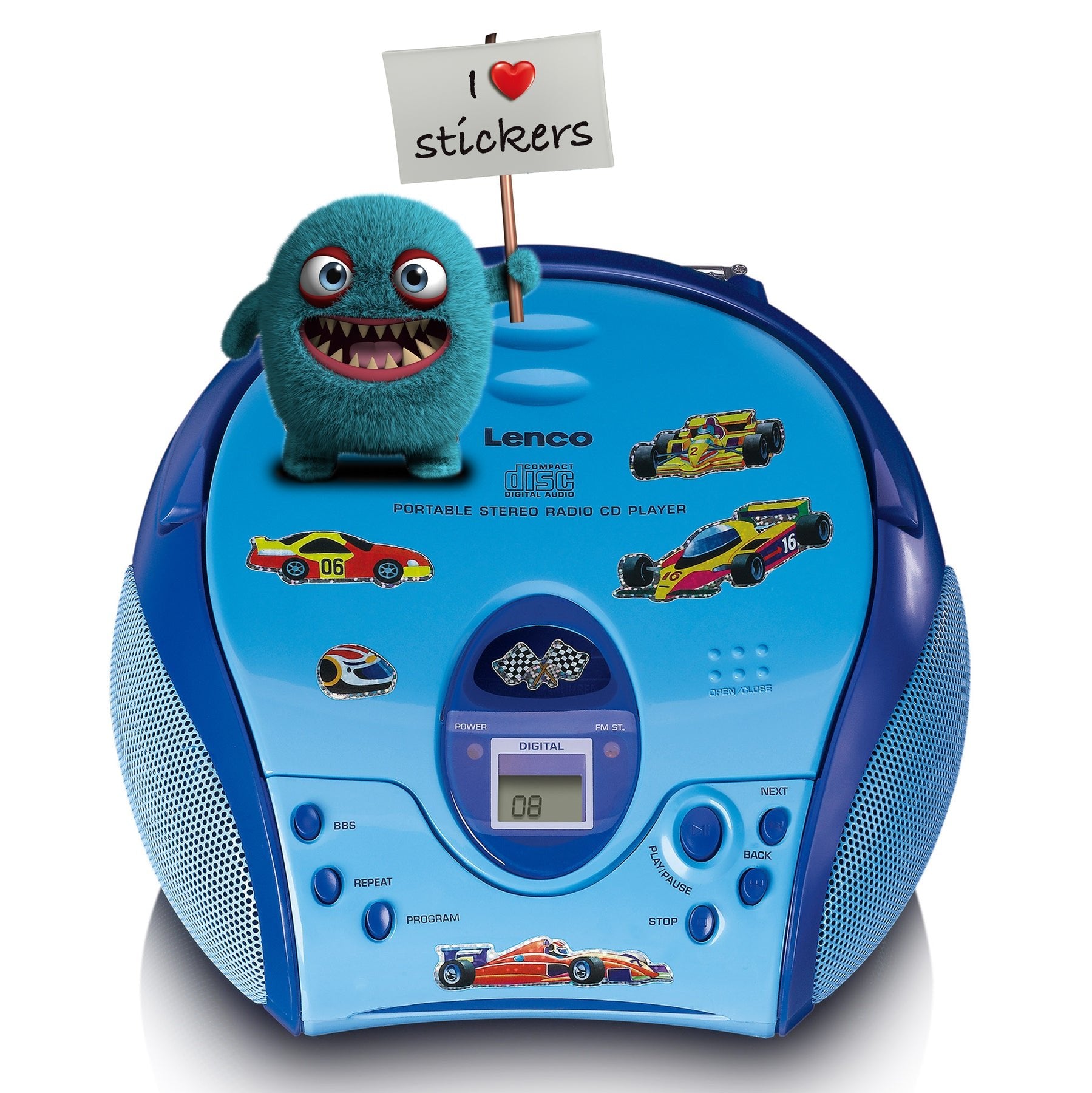 EAN 8711902044925 - Lenco SCD-24BU kids Portátil Azul imagen 4