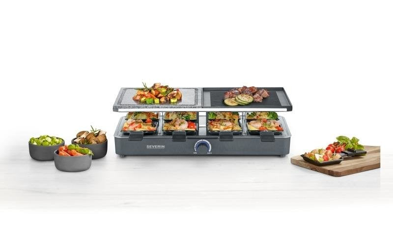 Severin Rg 2376 Parrilla De Interior 8 Personas(S) 1300 W Negro
