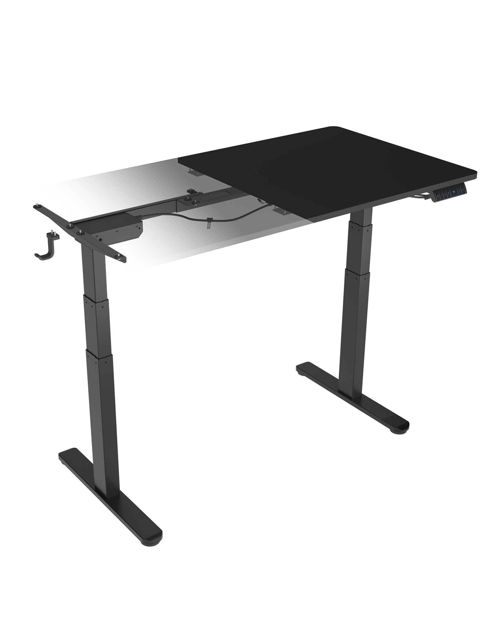 Icy Box Ib-Ew122b-Tt Ergonomic Desk Frame
