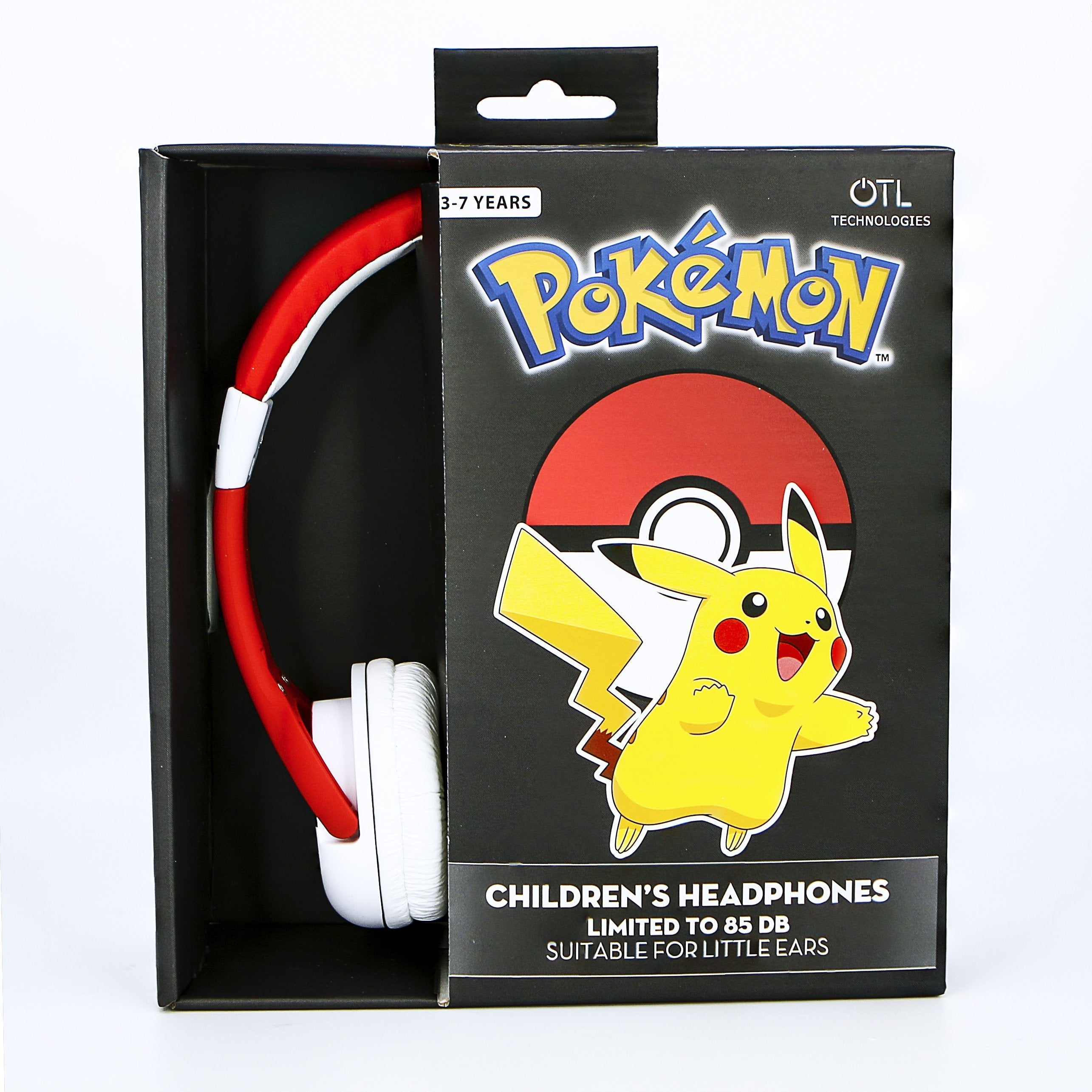 Auriculares Infantiles Otl Pokemon Pokeball/ Jack 3.5/ Rojo Blanco