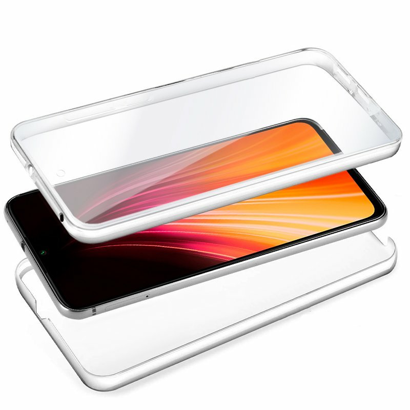 Funda Resistente Para Móvil, De Tipo Transparente, Silicona Semirígida 360º, Cubre Parte Frontal Y Trasera Del Smartphone.
Nada Podrá Destruir Tu Smartphone, Ni Caídas, Ni Golpes, Ni Arañazos... Tanto La Pantalla
