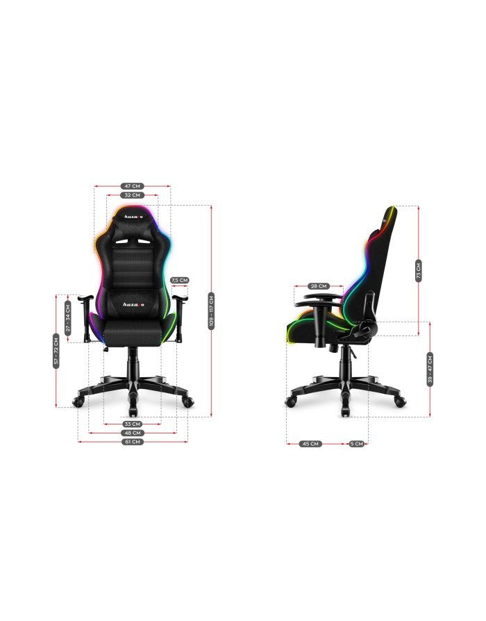 EAN 5903796010732 - Huzaro Ranger 6.0 RGB Silla para videojuegos universal Asiento (de seguridad) de butaca Negro imagen 16