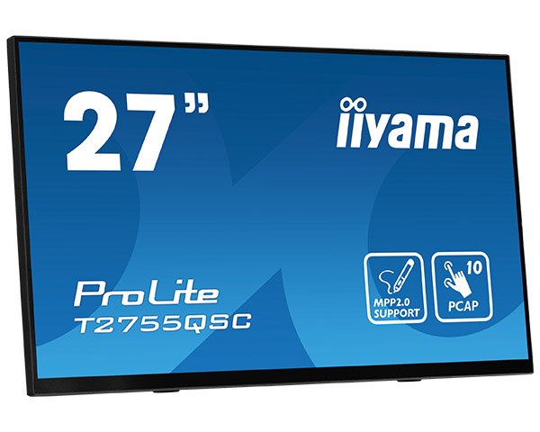 EAN 4948570122981 - iiyama ProLite T2755QSC-B1 pantalla para PC 68,6 cm (27") 2560 x 1440 Pixeles Quad HD LCD Pantalla táctil imagen 3
