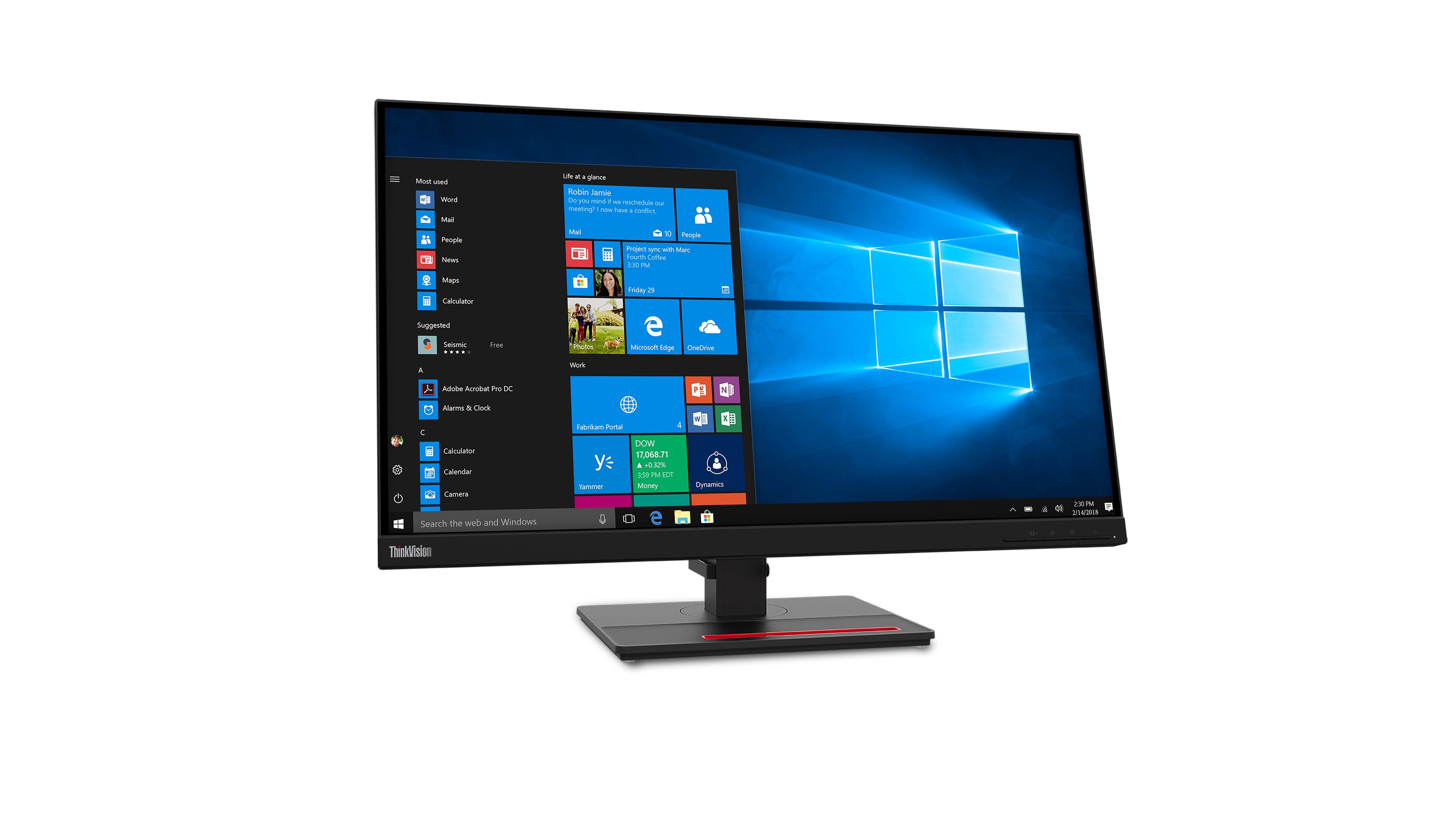 EAN 0193638970255 - Lenovo ThinkVision T27q-20 pantalla para PC 68,6 cm (27") 2560 x 1440 Pixeles Quad HD LCD Negro imagen 10