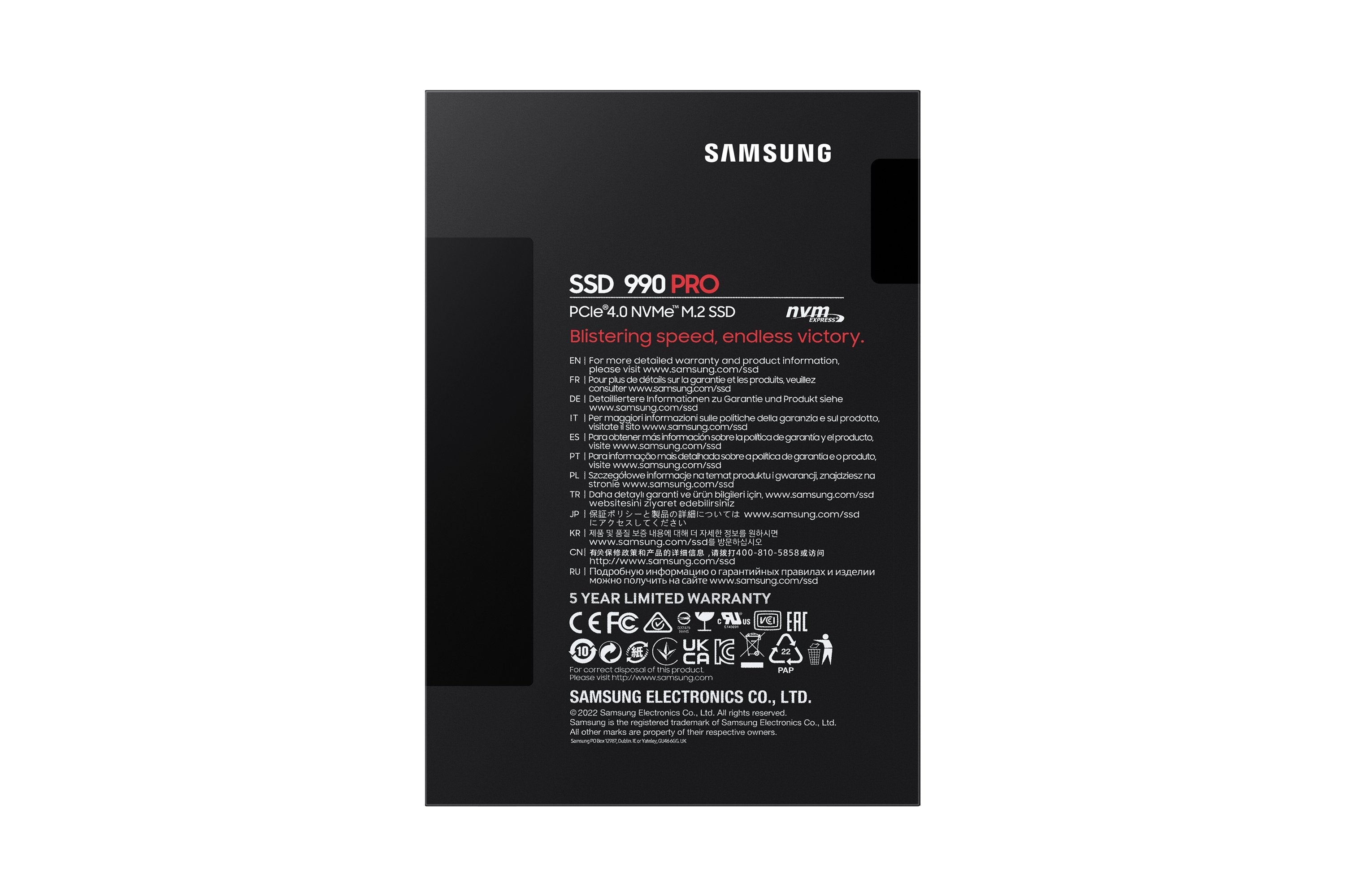 EAN 8806094215038 - Samsung 990 PRO 2 TB M.2 PCI Express 4.0 NVMe V-NAND MLC imagen 6