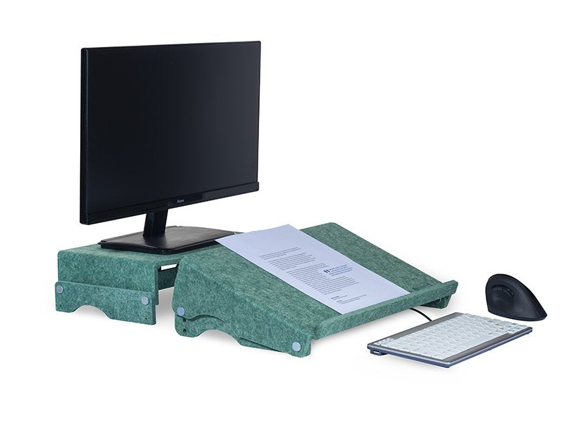 EAN 8719274674092 - BakkerElkhuizen Q-riser 110 Circular 76,2 cm (30") Escritorio Verde imagen 7