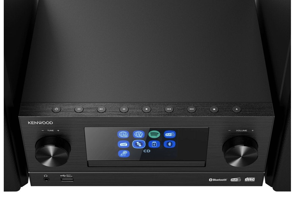 Kenwood M-9000s Smart Micro Hifi-Symem Mit Dab+, Wifi, Internetradio Negro