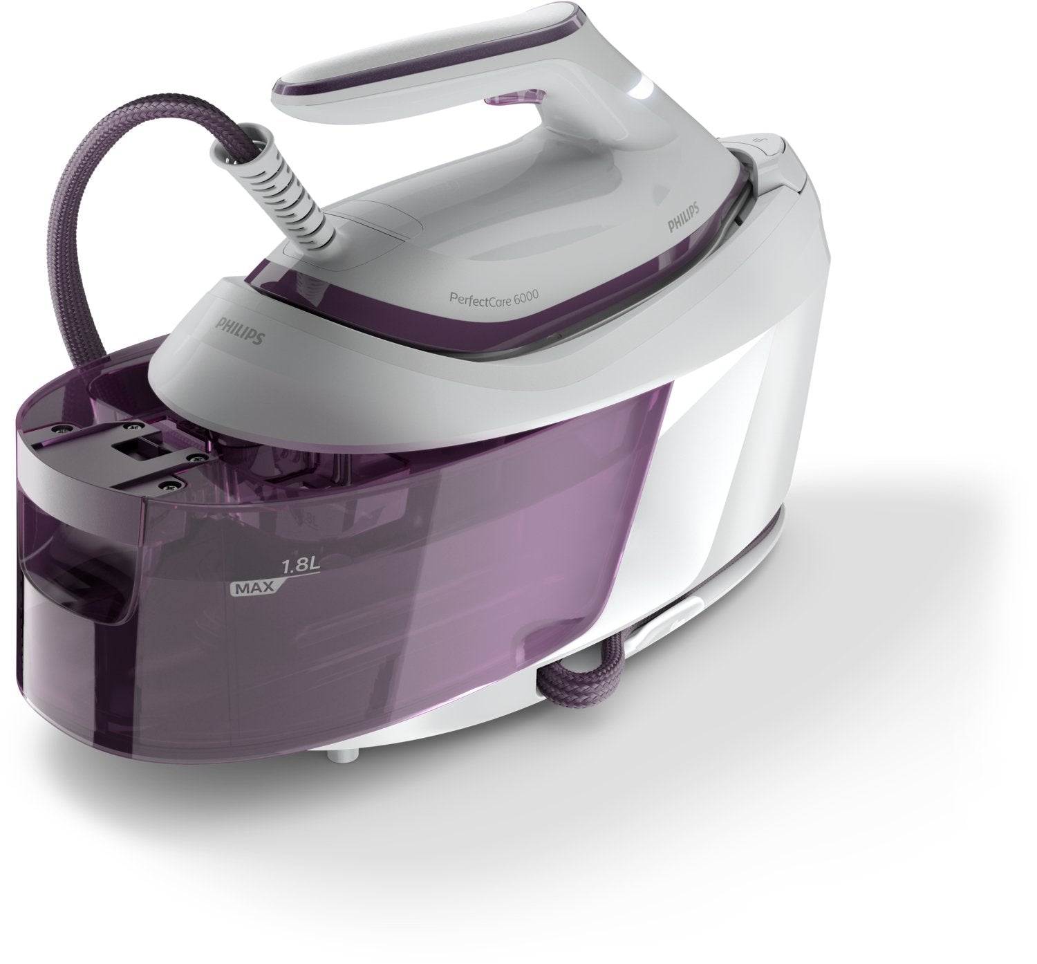 EAN 8720389015267 - Philips 6000 series PSG6020/30 estación plancha al vapor 2400 W 1,8 L Suela SteamGlide Plus Púrpura, Blan imagen 6