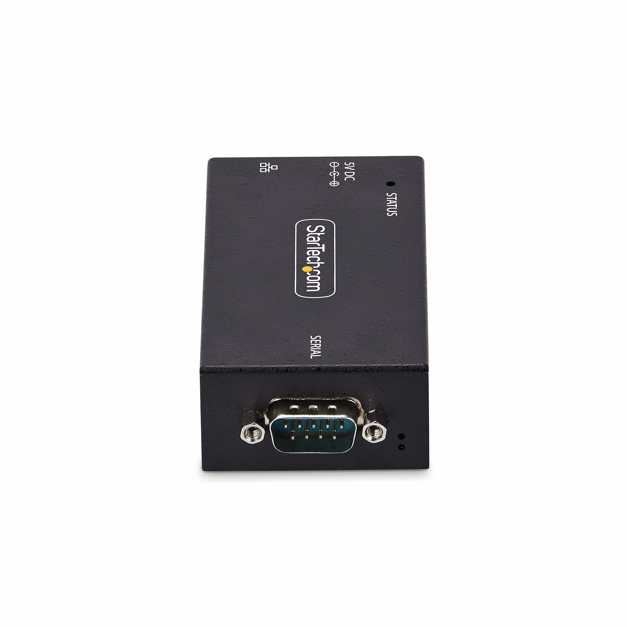 EAN 65030905978 - StarTech.com I13-SERIAL-ETHERNET convertidor, repetidor y aislador en serie RS-232 RJ-45 Negro imagen 3