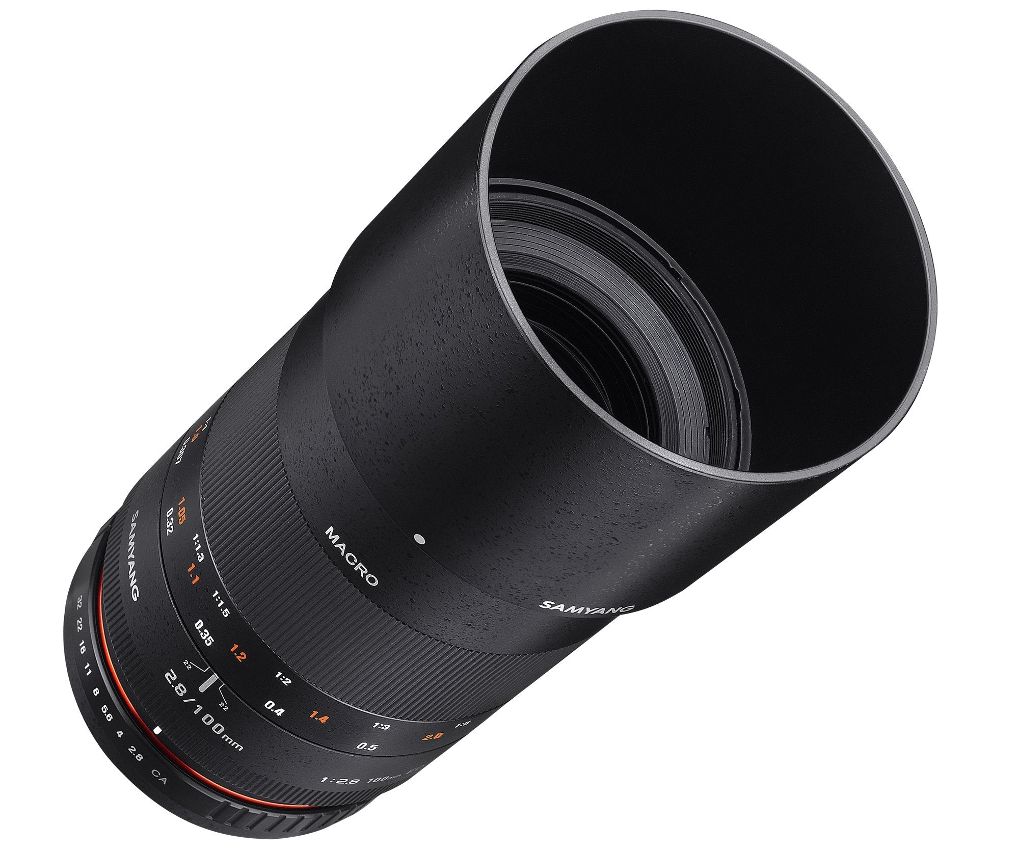 Samyang F1112309101 - Objetivo Fotográfico Dslr Para Micro Cuatro Tercios As If Umc (Distancia Focal Fija 100mm, Apertura F/2.8-32, Diámetro Filtro: 67mm), Negro
