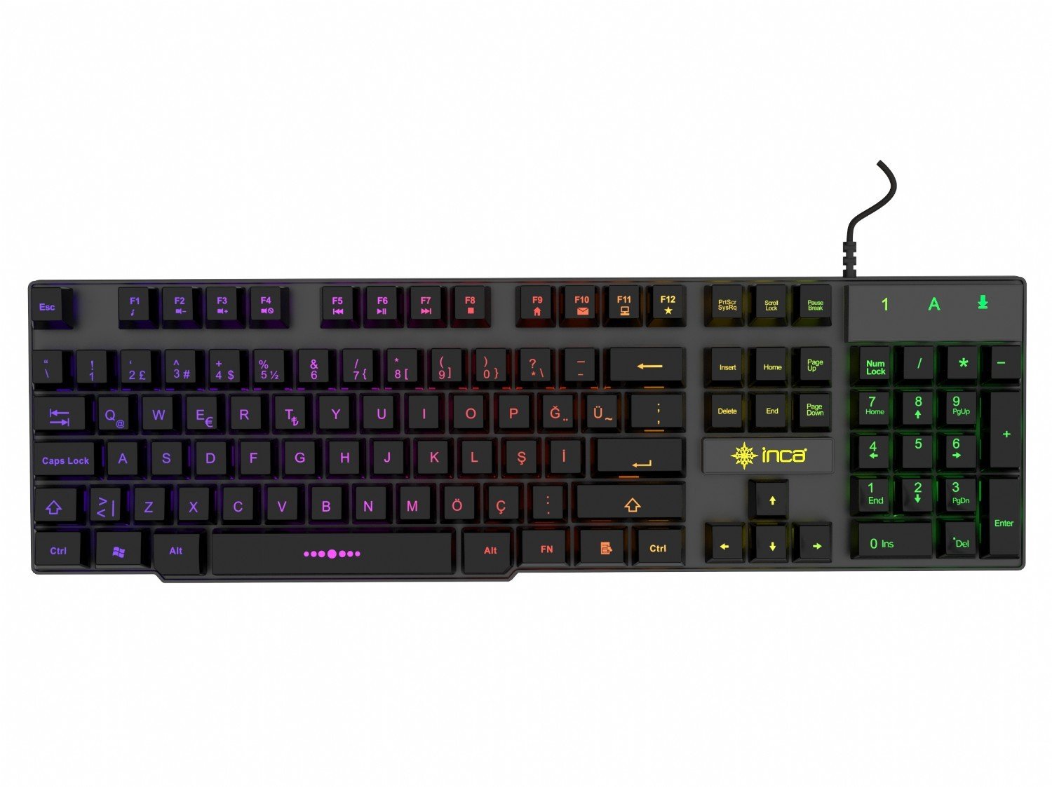 EAN 8697980470118 - Inca IKG-446 teclado Juego USB Negro imagen 1