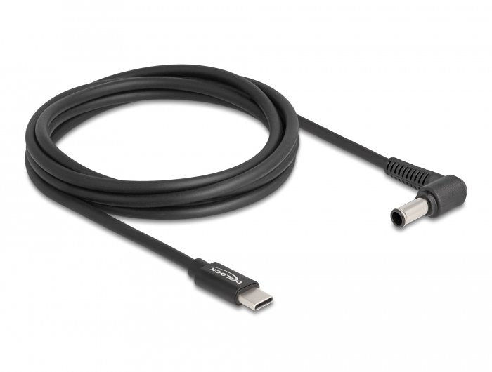 Delock Notebook Ladecable Usb Type-C Stecker Zu Sony 6,0 X 4,3 Mm Stecker