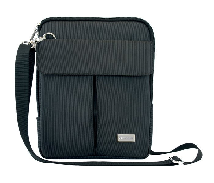 Bandolera Nylon Phoenix London Negra Tablets Hasta 10"